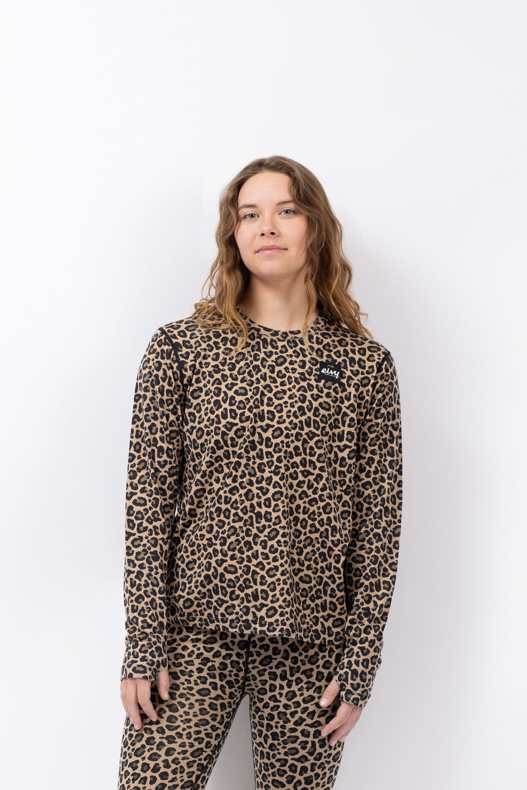 Eivy Print-Shirt (1-tlg) mit Leoparden-Muster