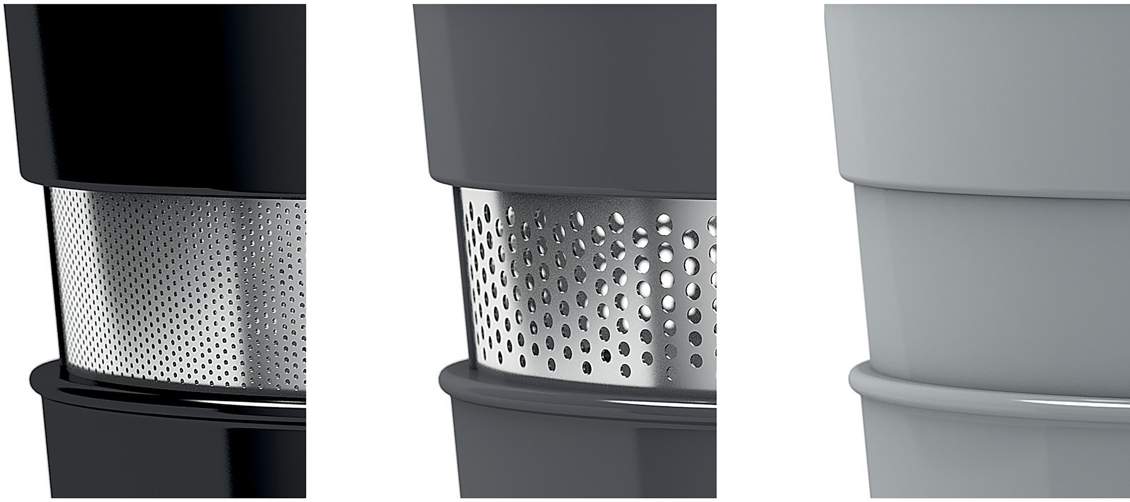 BOSCH Entsafter VitaExtract MESM731M, vitaminschonendes Entsaften, Kaltpresse, 150 W, sehr leise, leichte Reinigung, für hartes Obst und Gemüse, schwarz