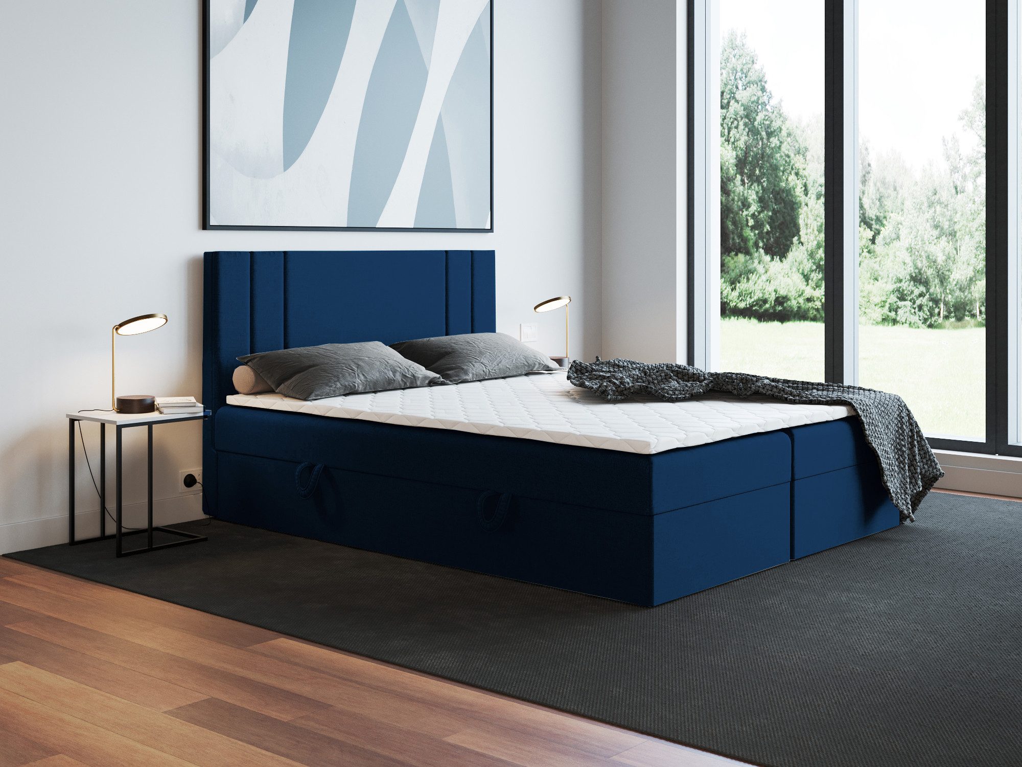 Godre Boxspringbett mit Bettkasten Nardo 120x200 günstig online kaufen