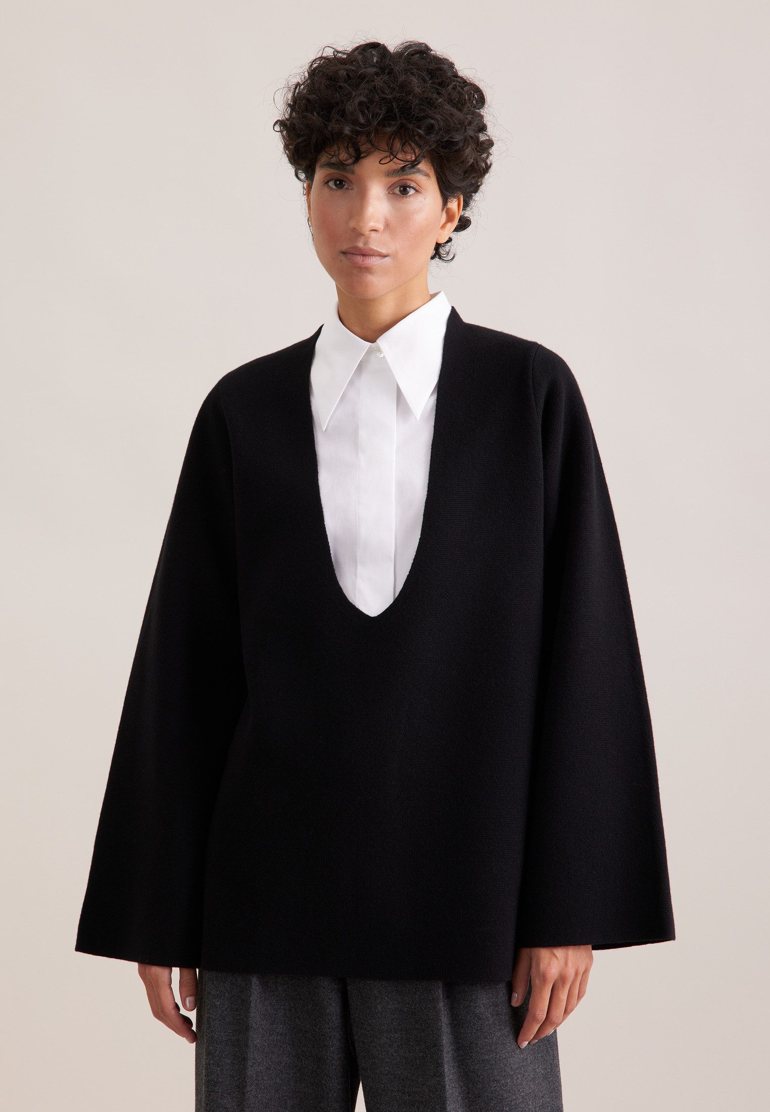 seidensticker Strickpullover 1/1 V-Neck Uni günstig online kaufen