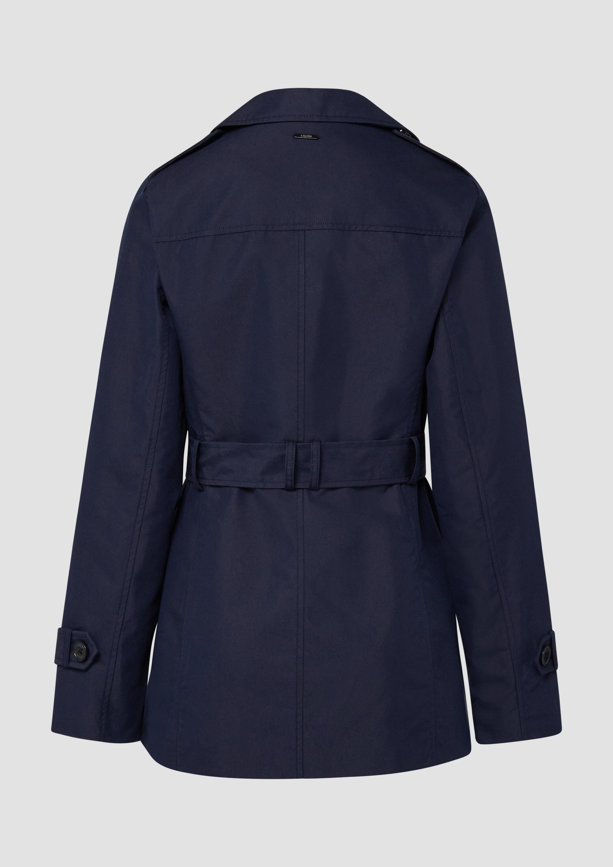 s.Oliver Trenchcoat Outdoor-Jacke Wasserabweisender Trenchcoat im Slim Fit günstig online kaufen