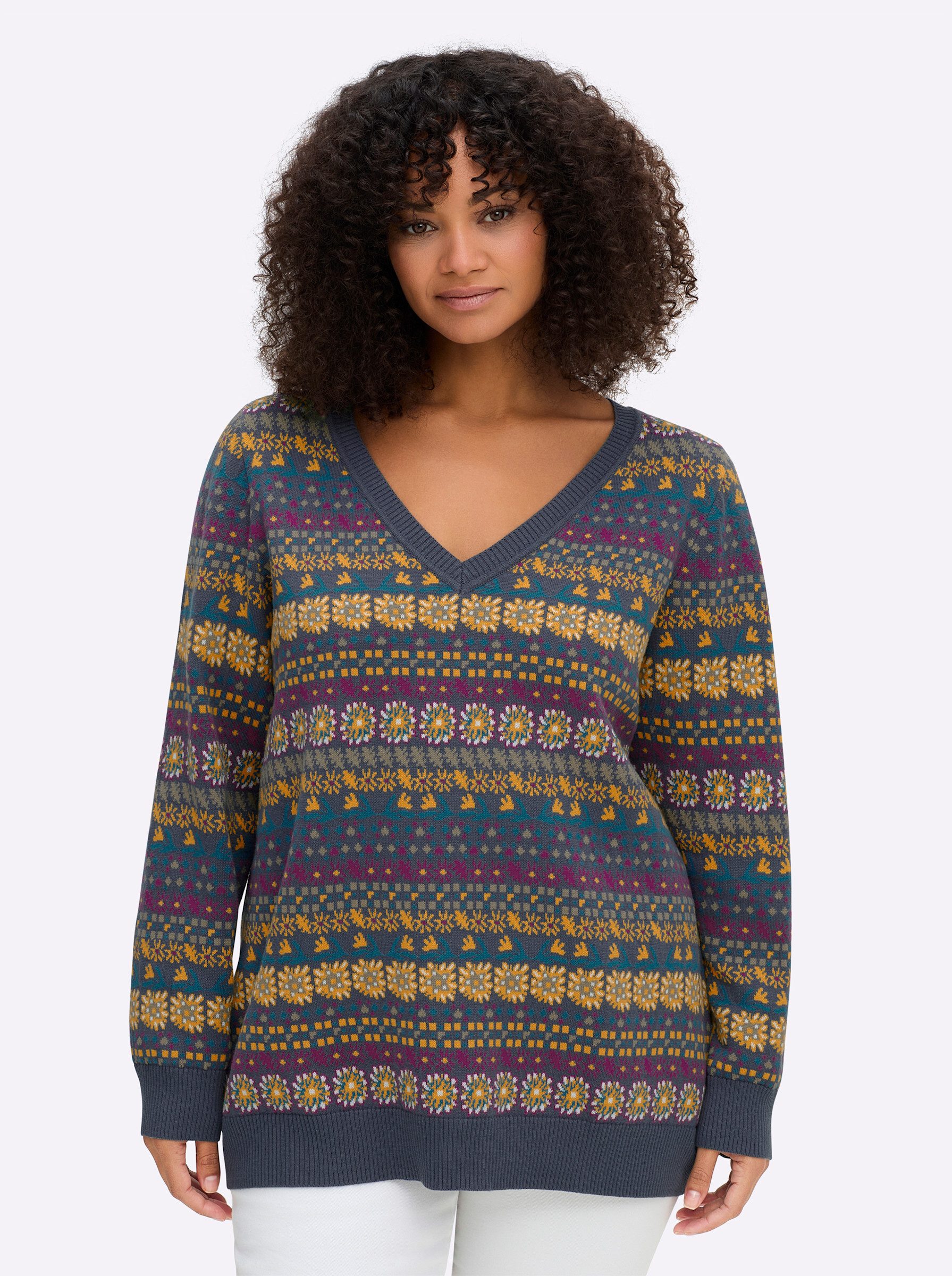 Sheego Strickpullover Pullover . günstig online kaufen