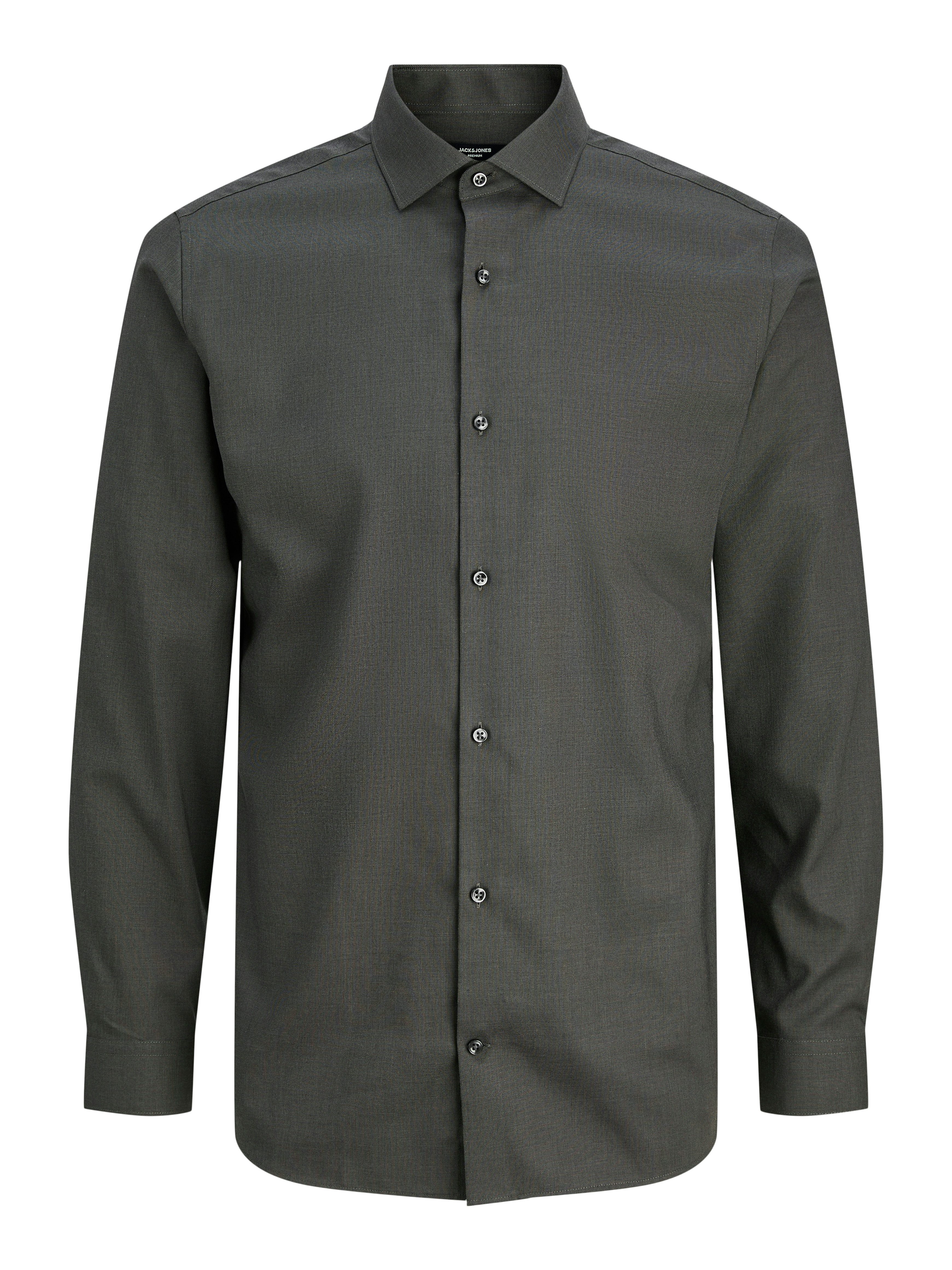 Dark Grey Melange Fit:SLIM FIT