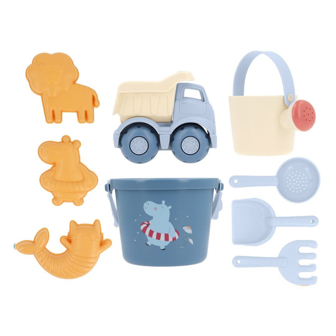 Sandform-Set Sand-Spielzeug 9 teilig verschiedene Farben