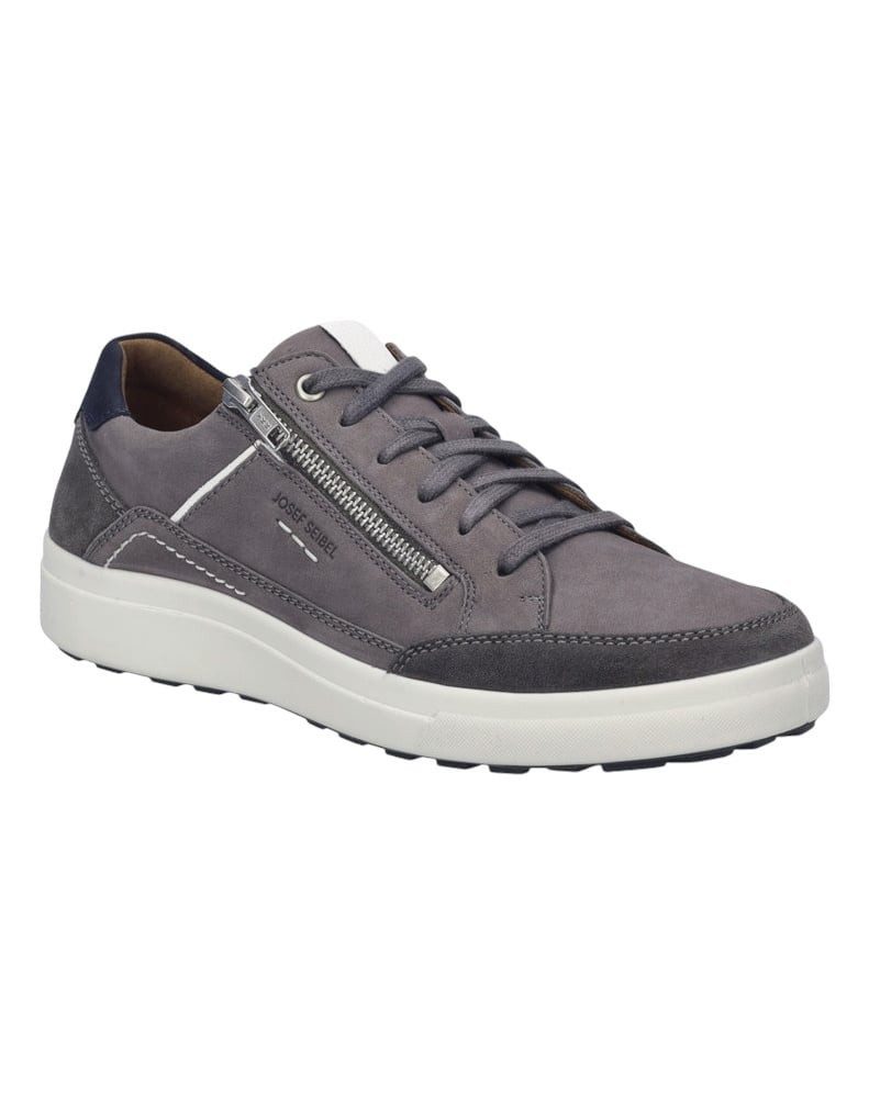 Josef Seibel Maddox 07 (Leder) asphaltgrau/multi Herren Sneaker günstig online kaufen