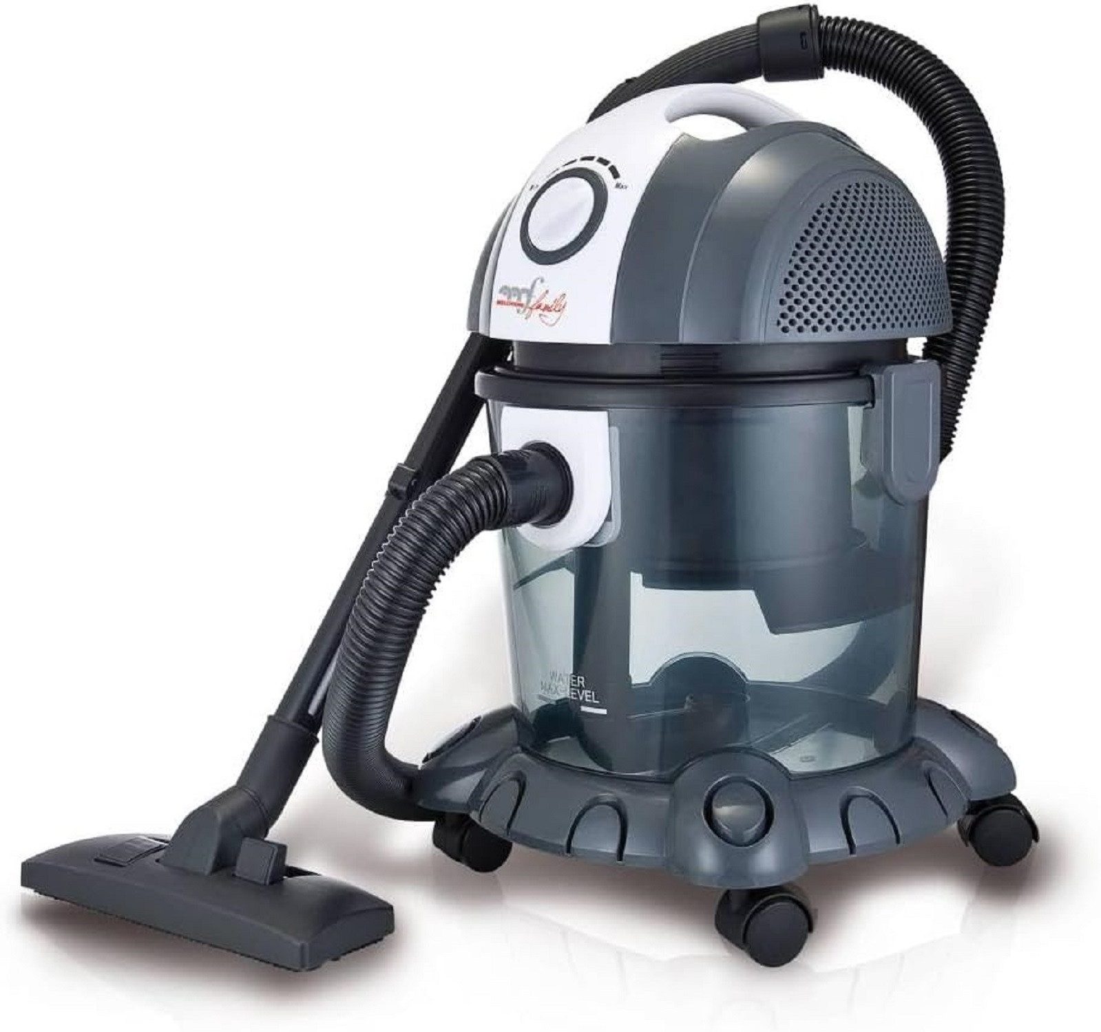 Melchioni Bodenstaubsauger MR BIN G mit Wasserfilter 1400 W, 15 l Kapazität, Energieklasse A