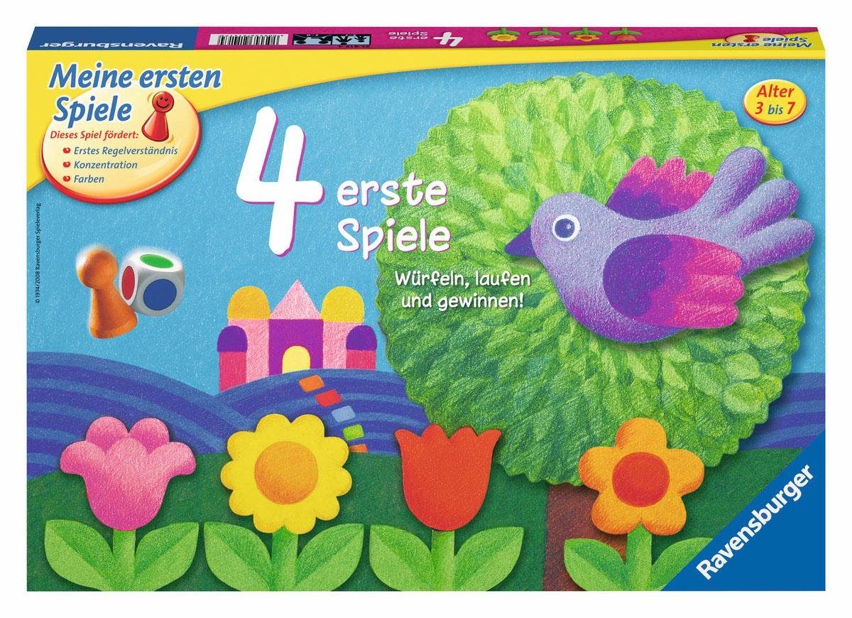 Ravensburger Spiel 4 erste Spiele, Made in Europe