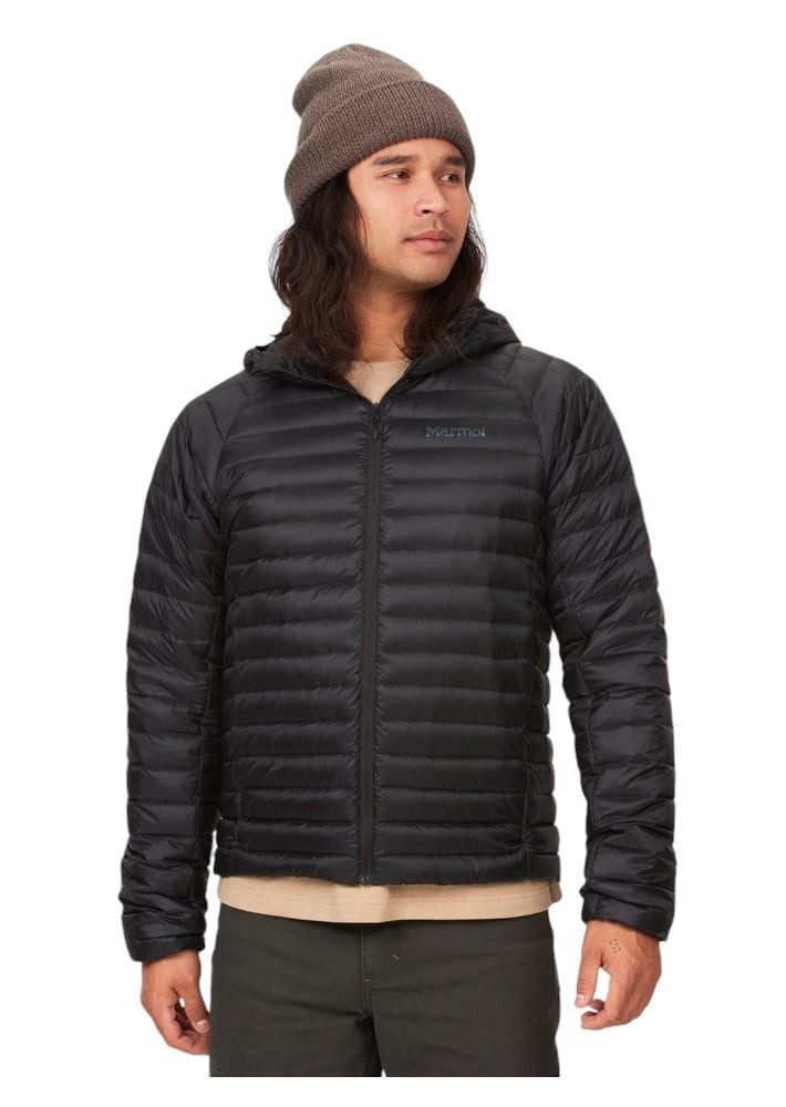 Marmot Funktionsjacke Daunenjacke Hype Down Hoody (winddicht) schwarz Herren