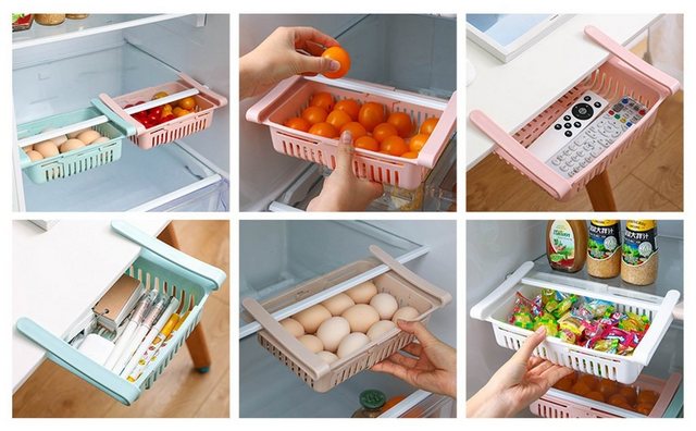 Housruse Schubladenbox “Pop-up Kühlschrank Aufbewahrungsbox mit Organizer Schublade Kühlschrank Aufbewahrungsbox Kühlschrank aufbewahren”