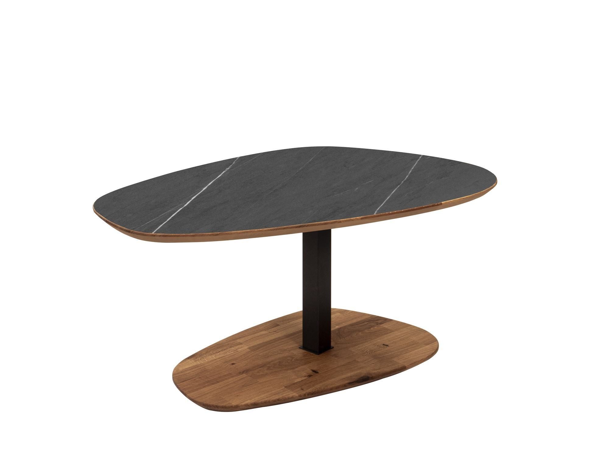 58 aufm Kessel Couchtisch Cecily 95x65x48 höhenverstellbar Anthrazit/Marmara Nero 16220 (Sparset, Tisch inkl. Versand)