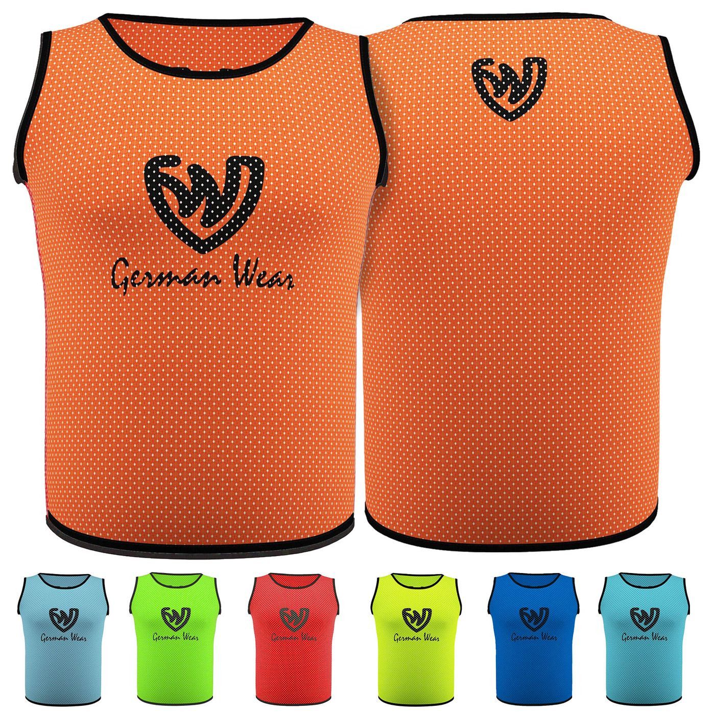 German Wear Trainingsleibchen Bib-GW x 1 GermanWear Leibchen Trainingsleibchen