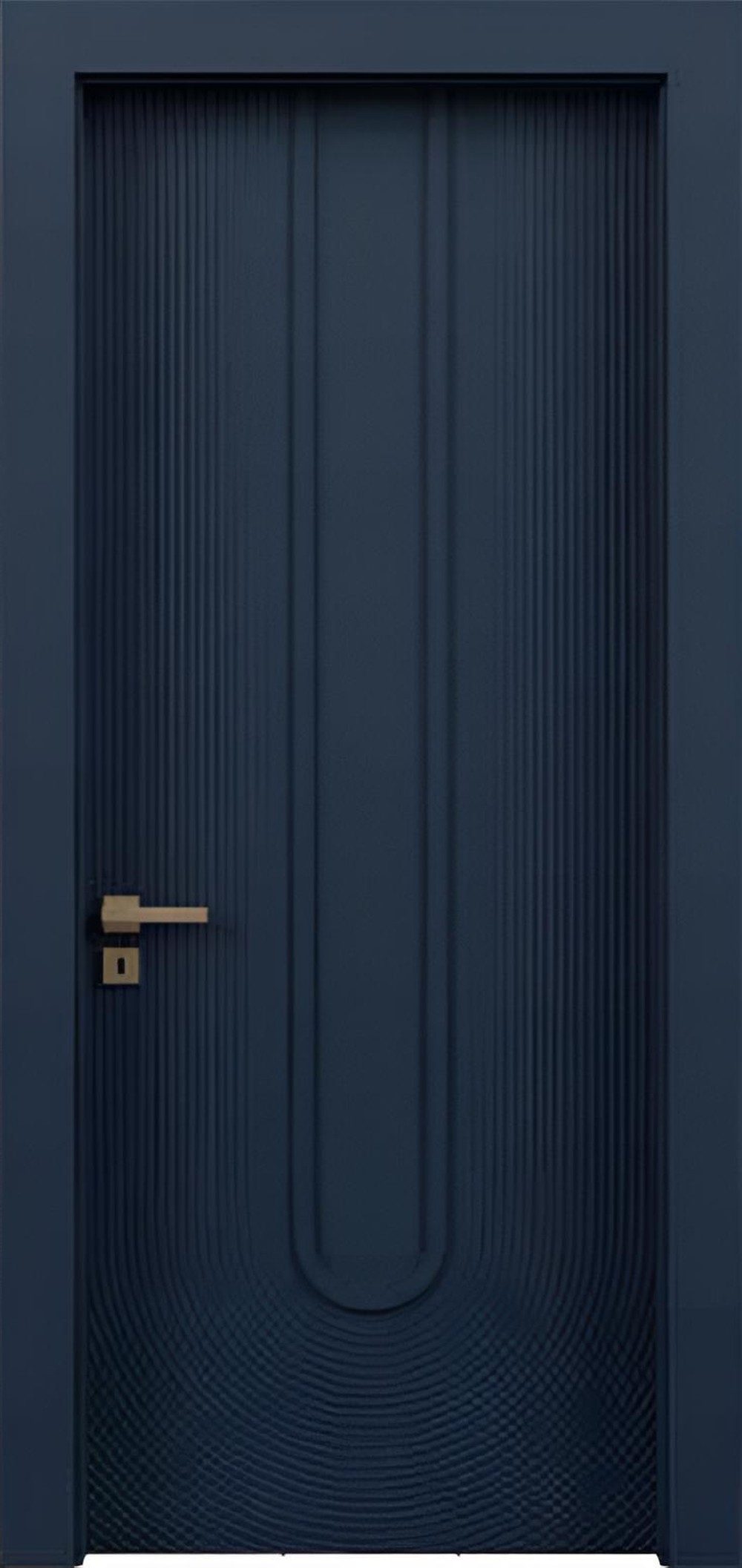 Xlmoebel Zimmertür Dunkelblaue Haustür - Stilvolle Hoteltür Einzeltür, Made in Europa