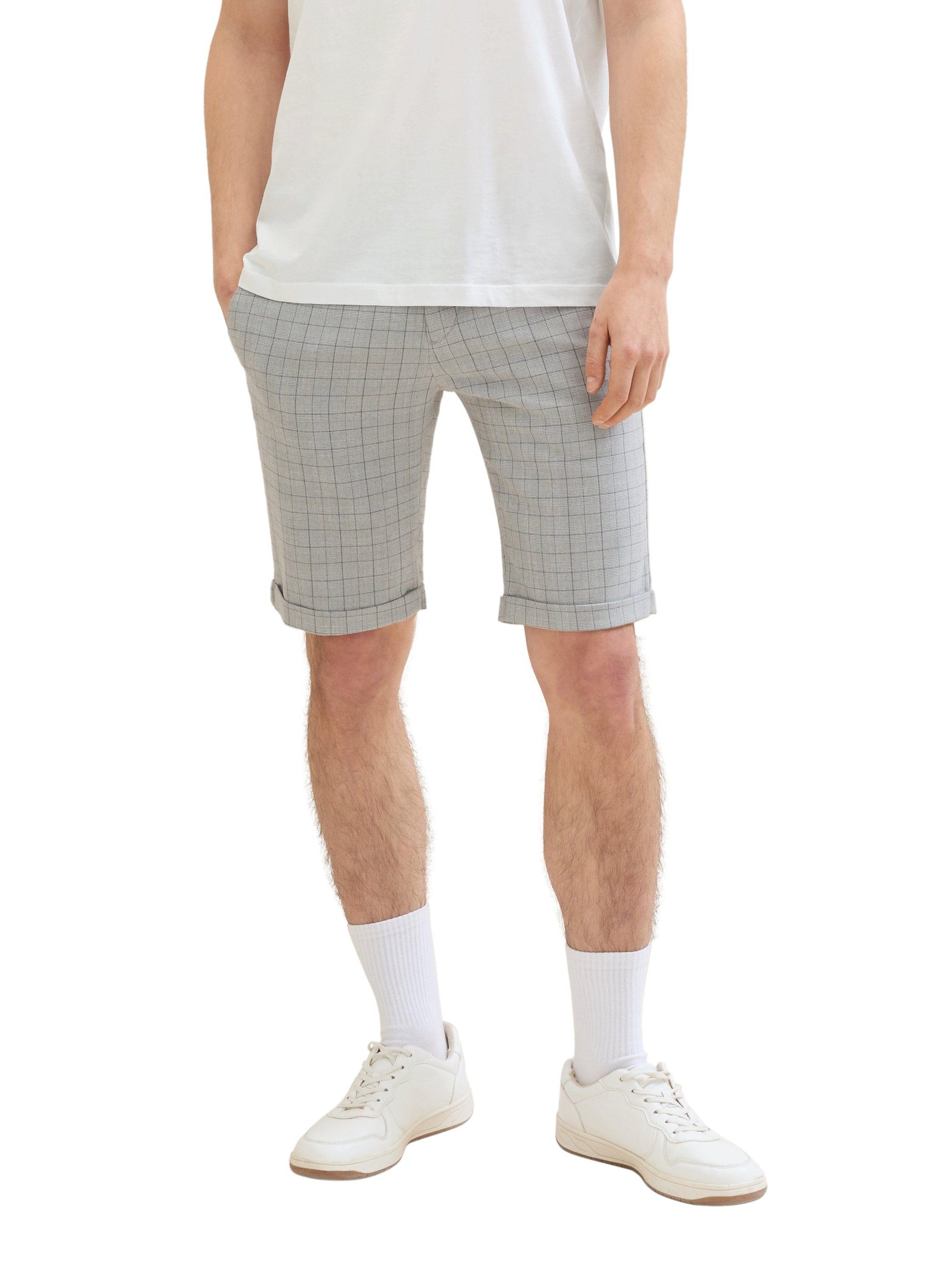 TOM TAILOR Denim Chinoshorts in karierter günstig online kaufen