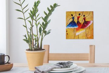 OneMillionCanvasses® Gemälde Gemälde - Frauen - Kleid - Öl, (1 St), Leinwand Bilder für Wohnzimmer Schlafzimmer