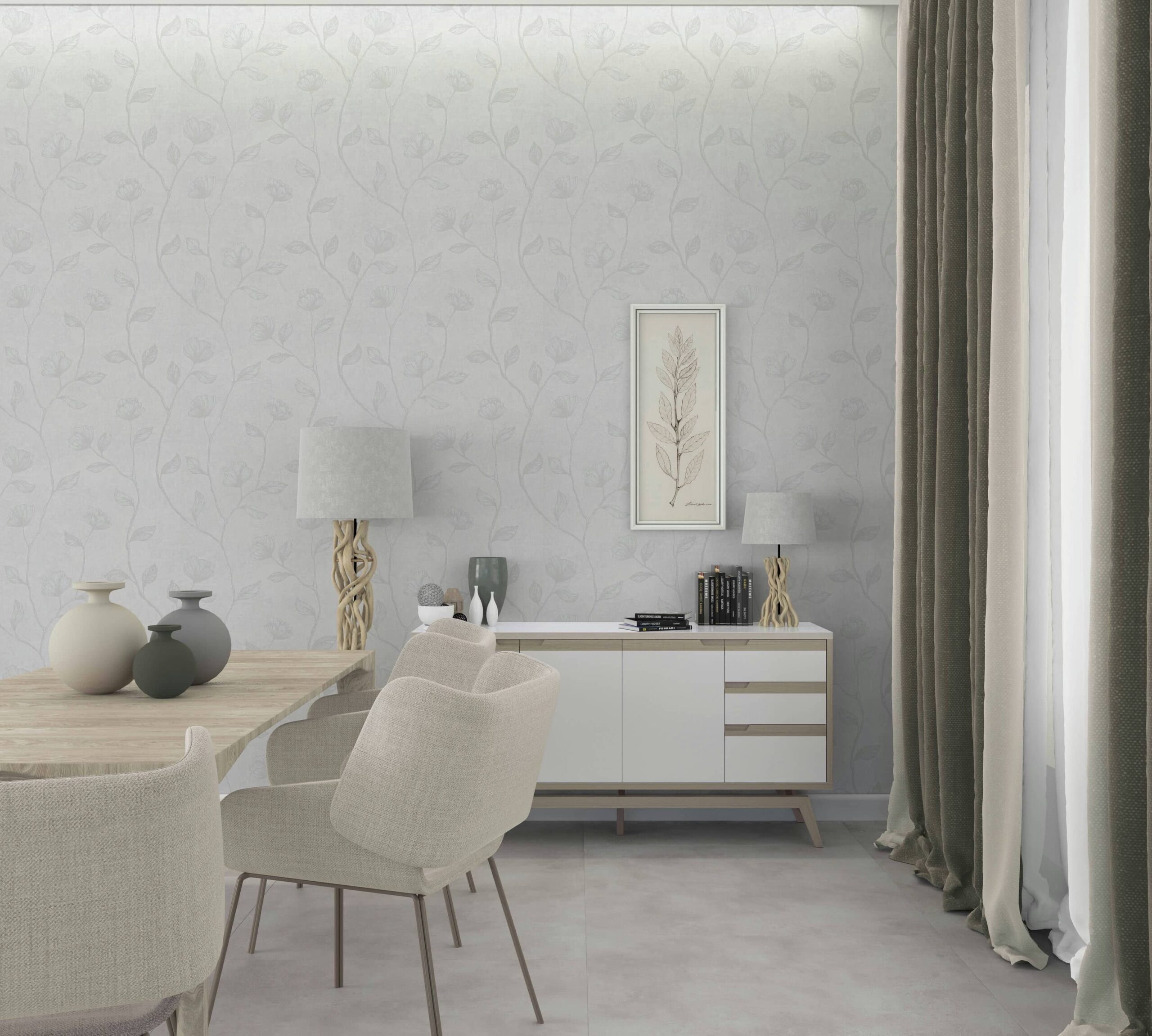 Marburg Vliestapete GZSZ Tapete 34803, glatt, botanisch, moderne Tapete für Wohnzimmer Schlafzimmer Küche