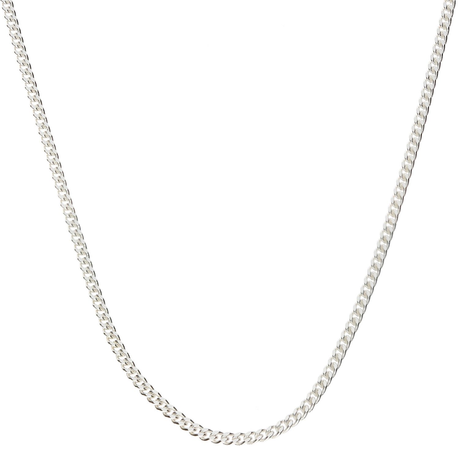 Kette mit Anhänger Kette 925 Silber Panzerkette Panzer Silberkette ohne Anhänger 45cm