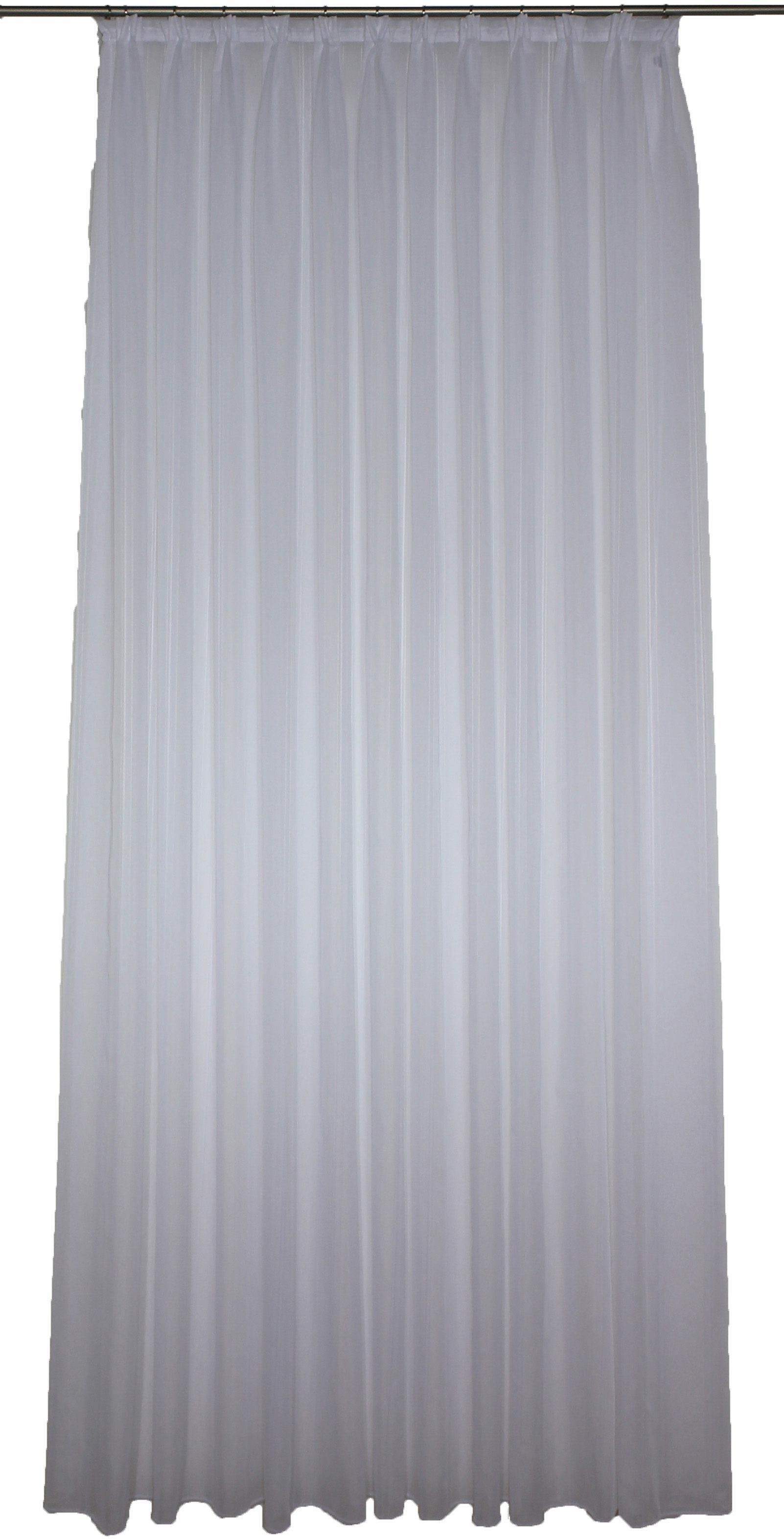 Wirth Gardine Gerty (1 St), Faltenband, halbtransparent, Sablé, Store