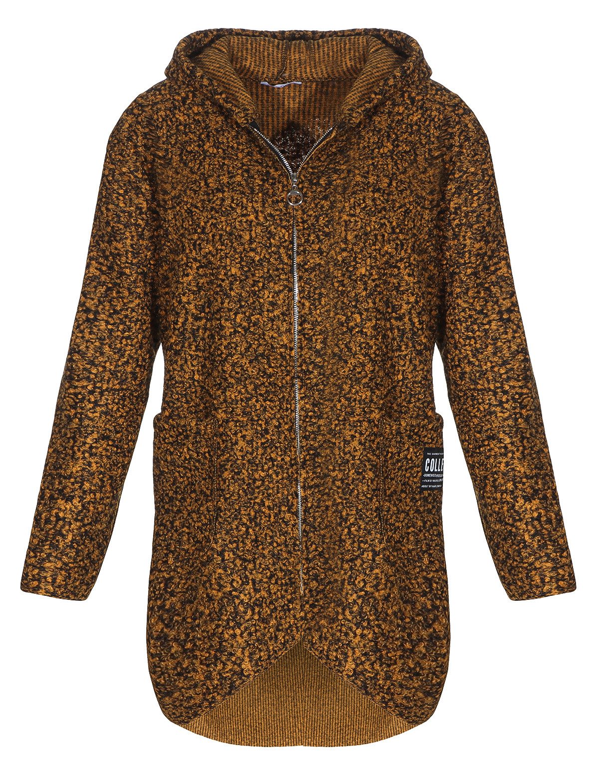 simaranda Kapuzennickijacke Damen Jacke 29503 38-44 Senf mit Kapuze günstig online kaufen