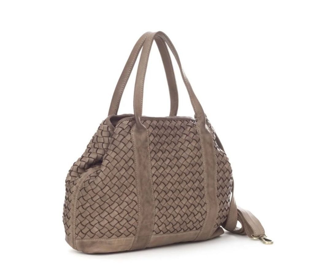 BZNA Umhängetasche Santa Italy Designer Handtasche Ledertasche Schultertasche