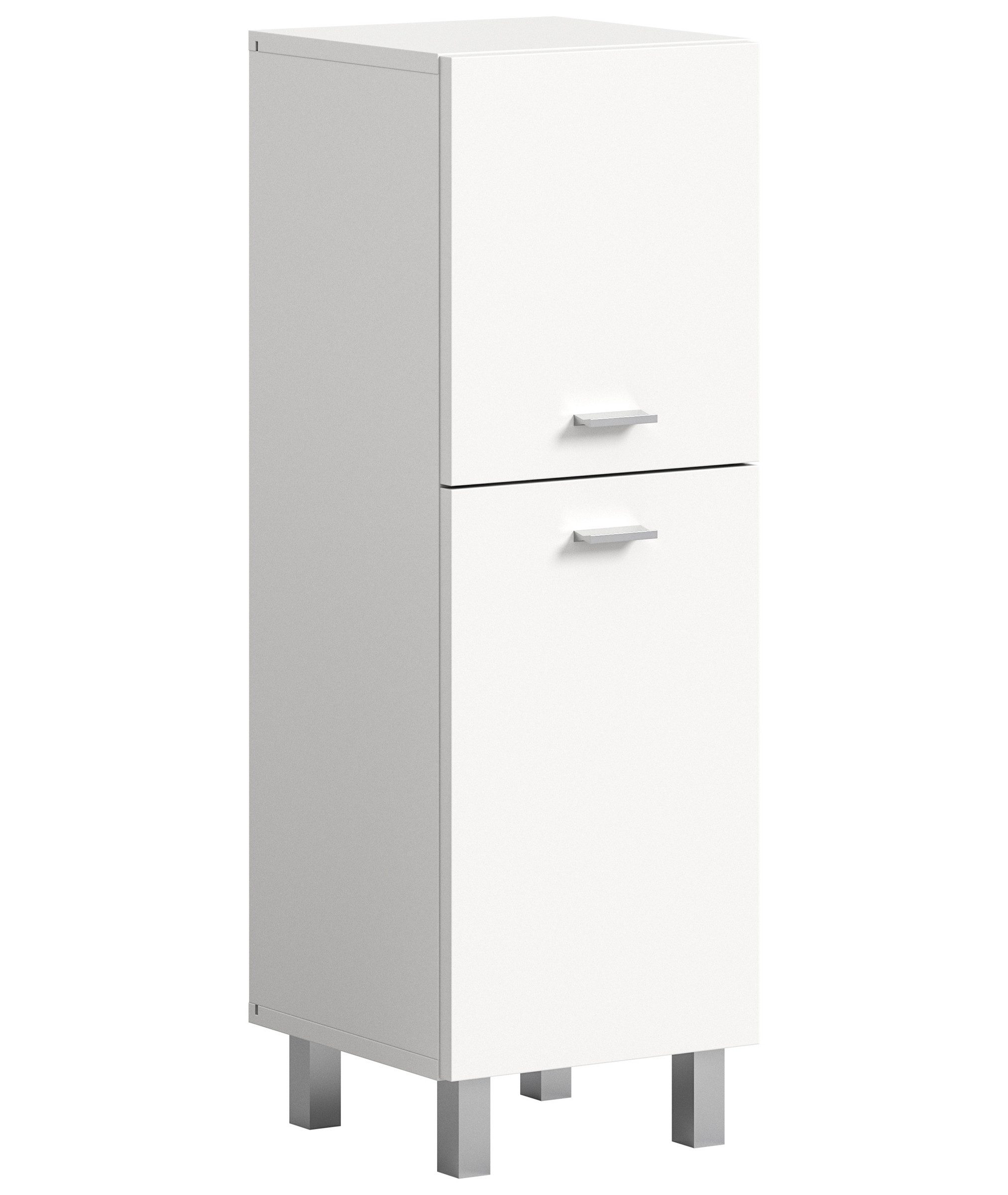 xonox.home Hochschrank in Weiß - 30x80x29cm (BxHxT)