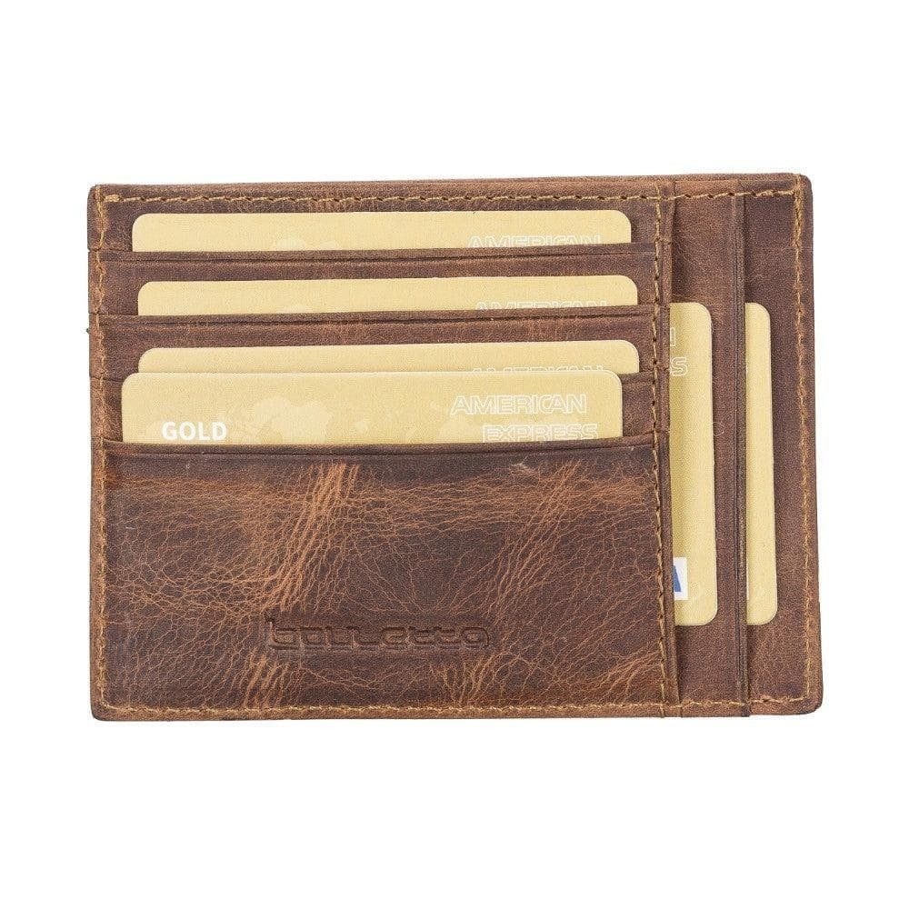 Renna Leather Brieftasche Kartenetui mit Münzfach