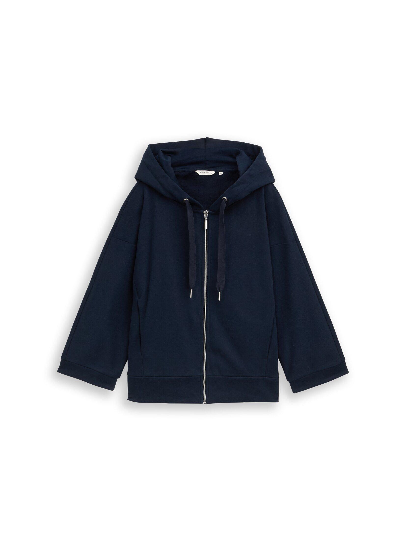 TOM TAILOR Sweatjacke Strick & Sweatshirts Hoodie Sweatweste mit Fledermausärmeln