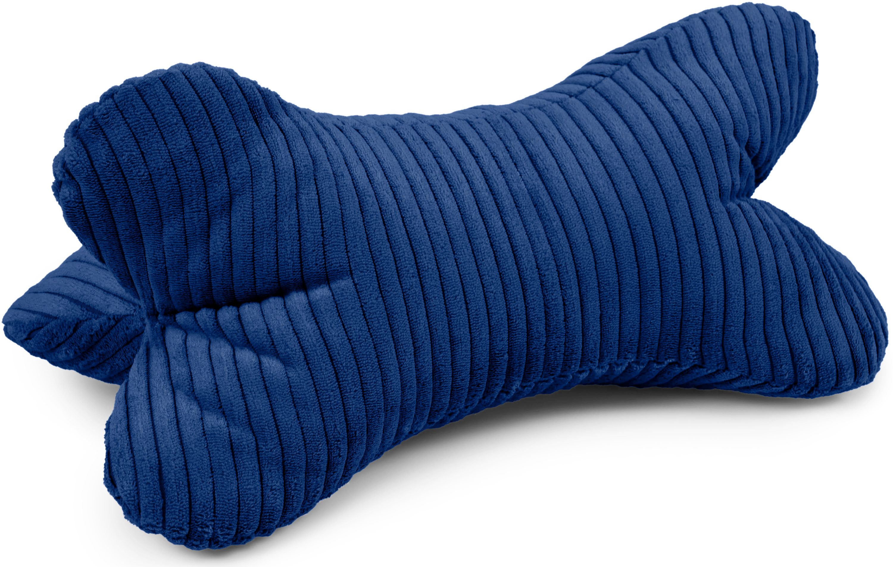 Amilian Nackenkissen - Leseknochen ca. 44x22 cm - Knochenkissen - Lesenknochenkissen, waschbar, Buch- und Tabletstütze - Lesekissen zum Relaxen, Knochenkissen zum Lesen - Knochenform Kissen - Nackenkissen