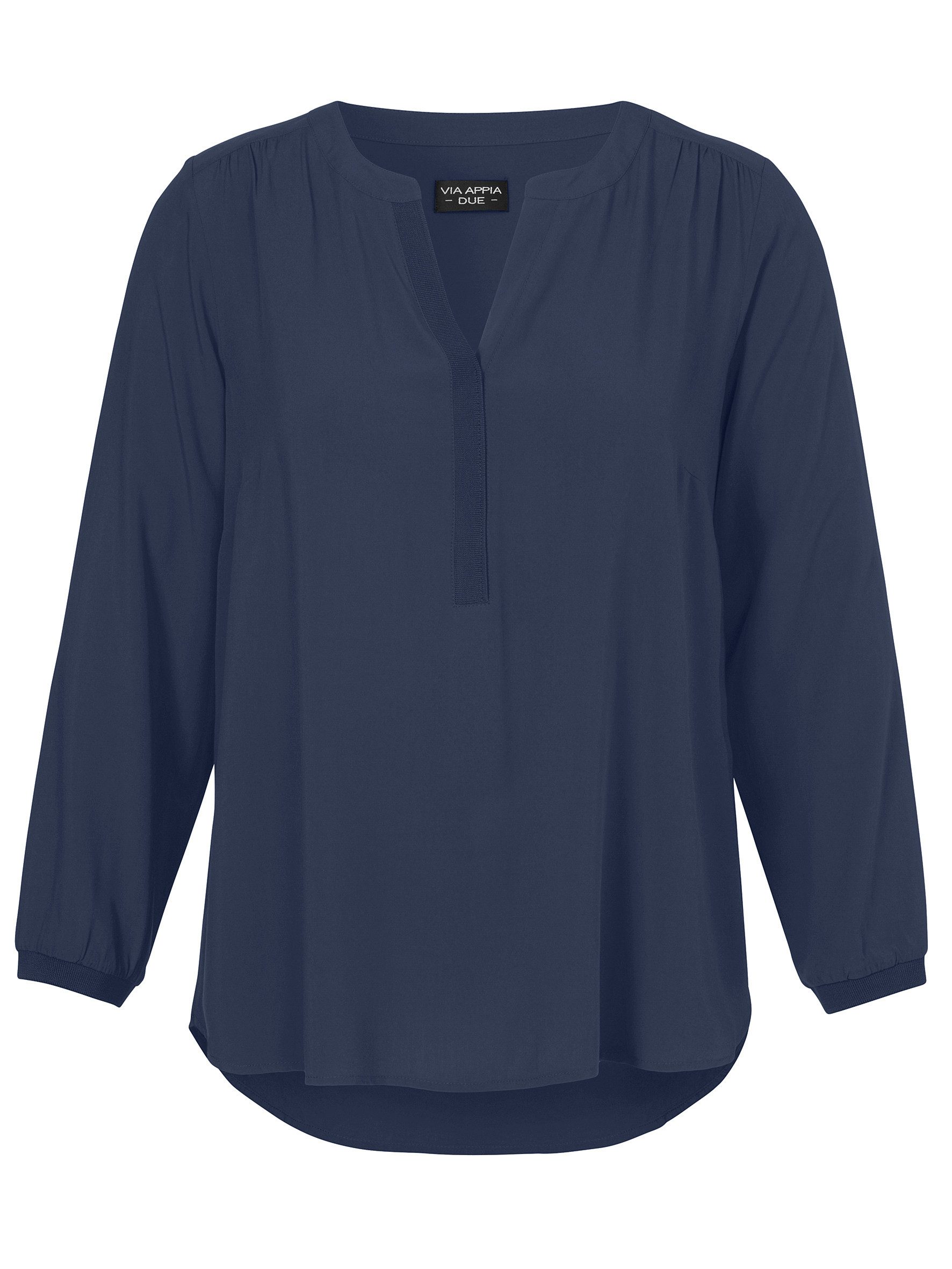 VIA APPIA DUE Klassische Bluse Tunika V-Ausschnitt 1/1 Arm günstig online kaufen