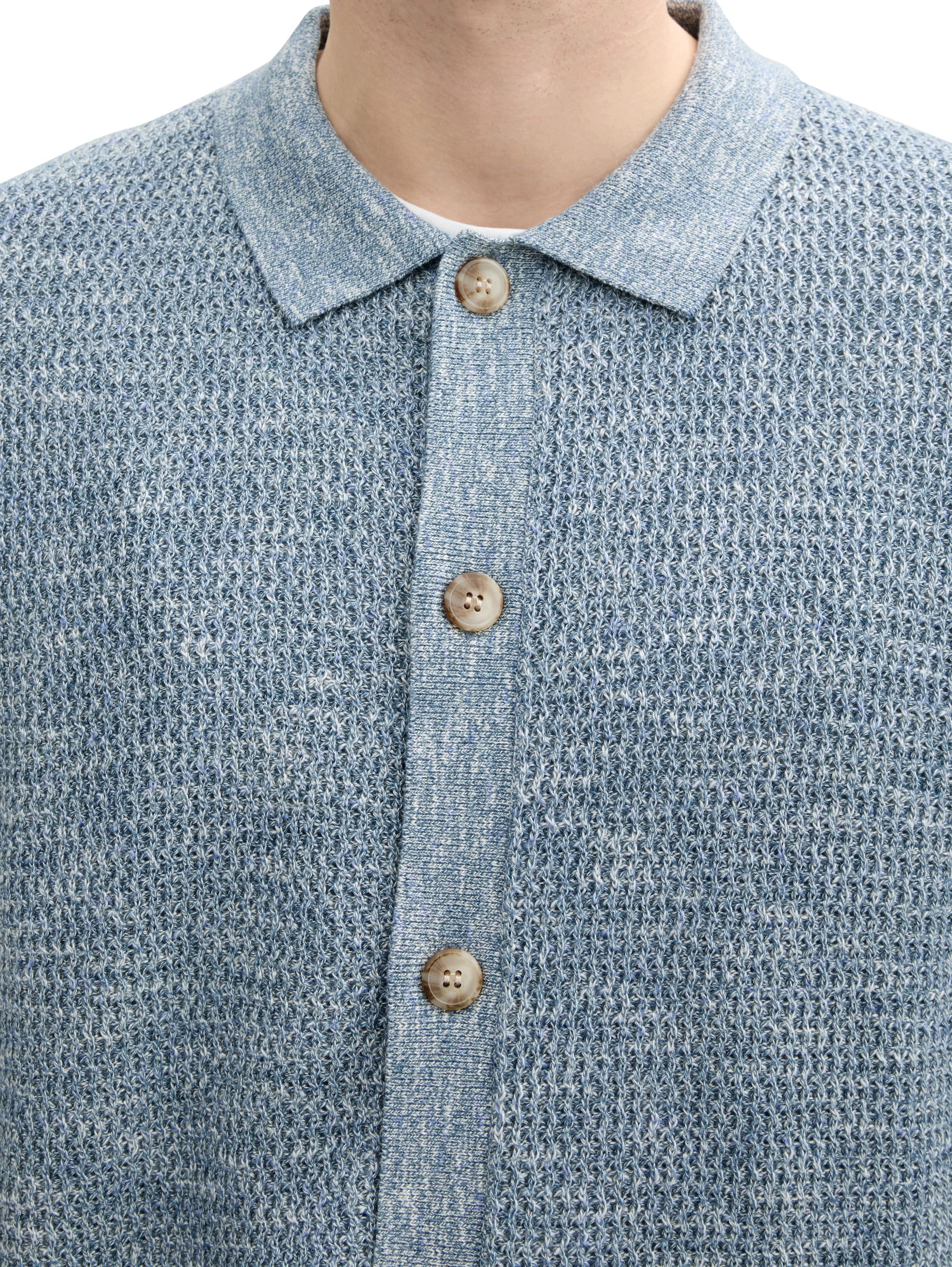 TOM TAILOR Strickjacke mit Kent Kragen