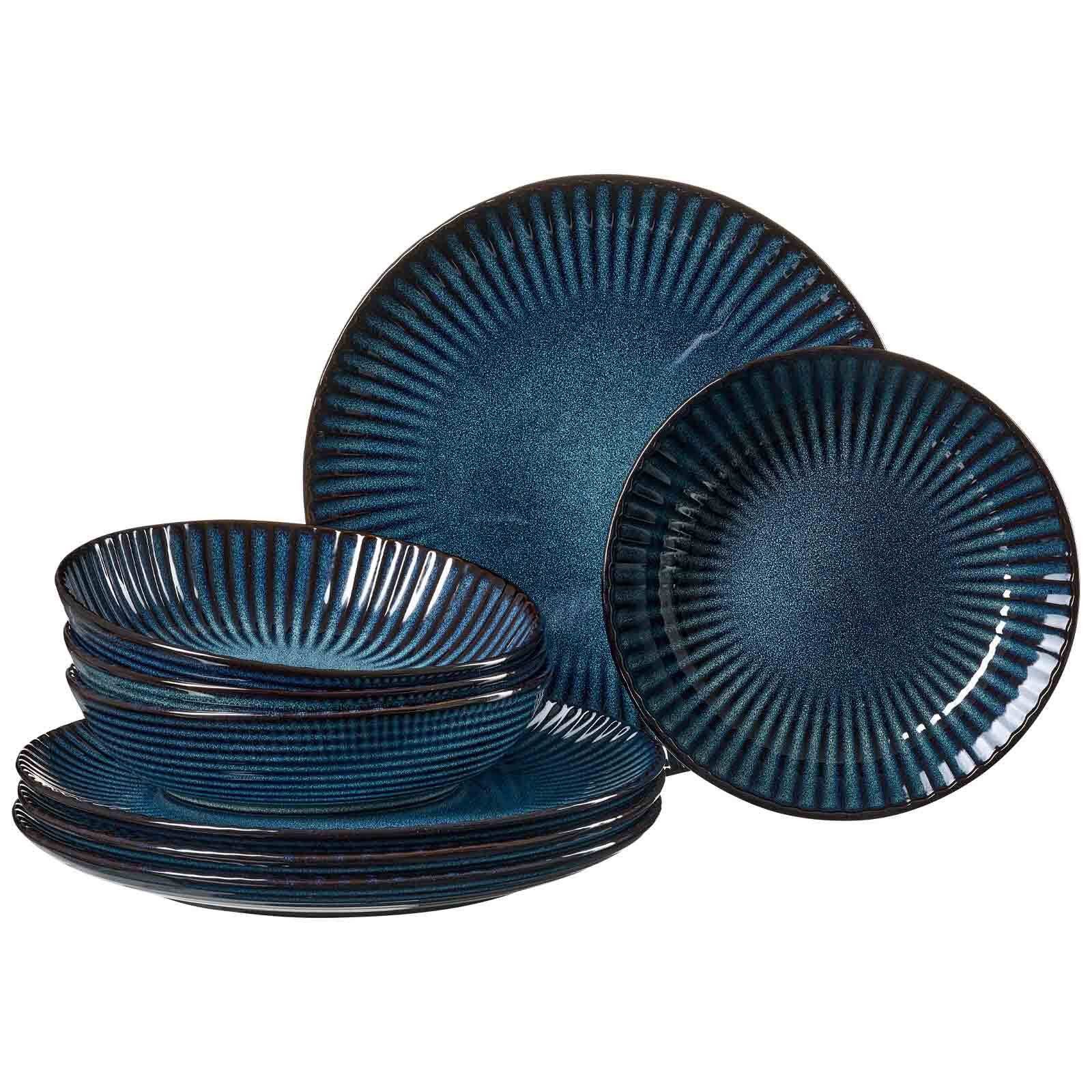 Ritzenhoff & Breker Tafelservice Milla Tafelservice 8er Set (8-tlg), 4 Personen, Steingut