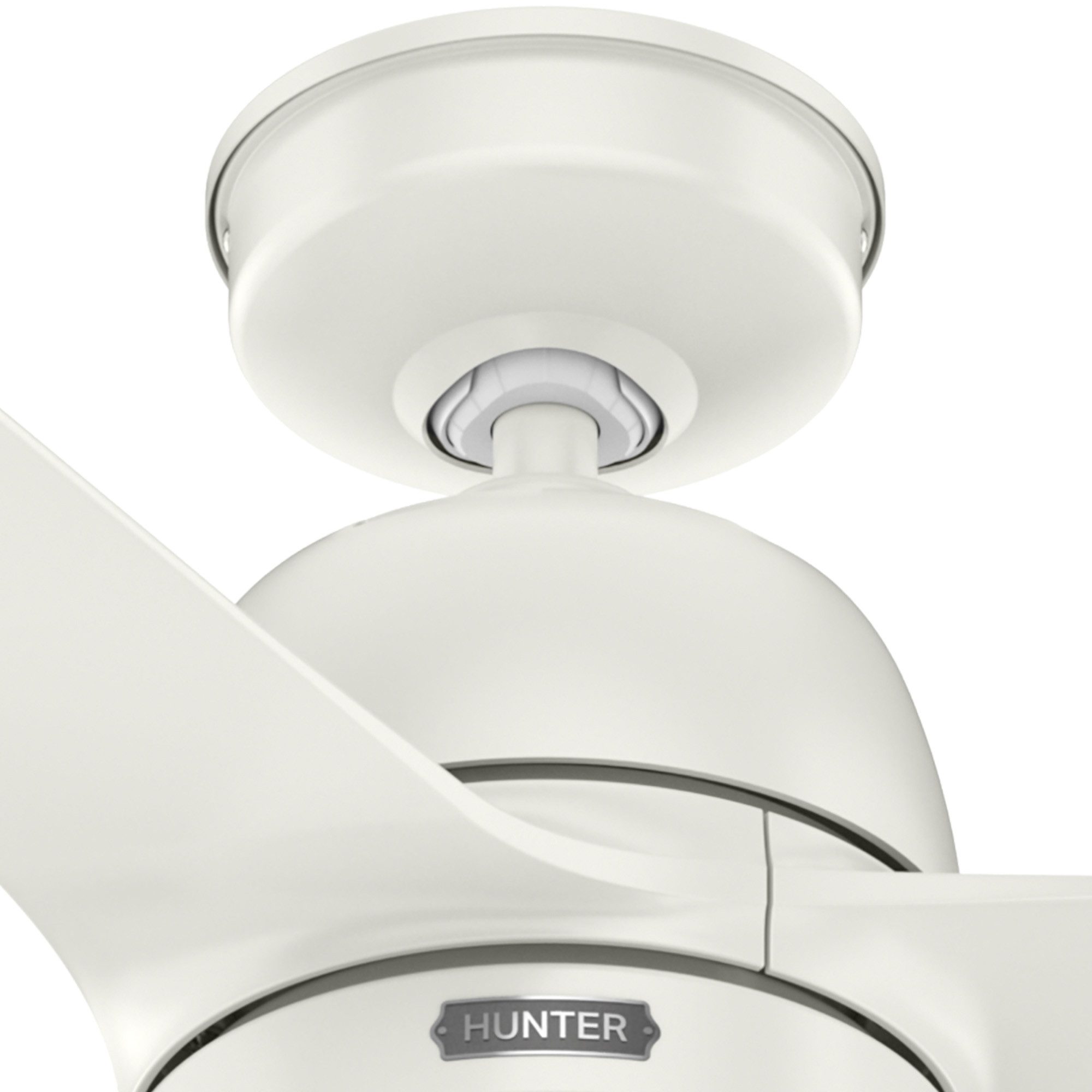 Hunter Outdoor Deckenventilator Seawave Weiß mit Licht