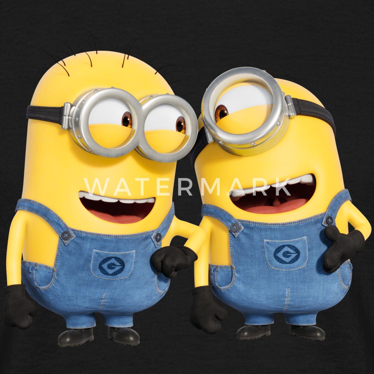 Spreadshirt T-Shirt Minions Despicable Me Phil Und Stuart Männer T-Shirt (1 günstig online kaufen