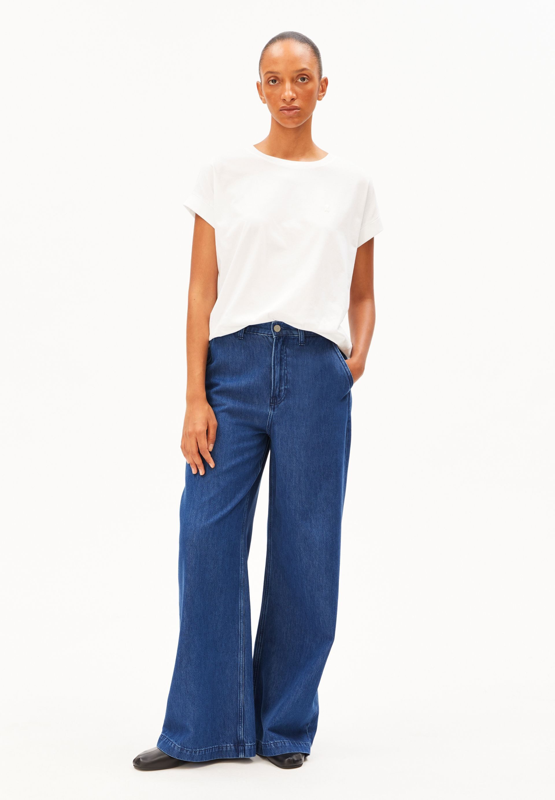 Armedangels T-Shirt IDAARA T-Shirt aus Bio-Baumwolle Loose Fit