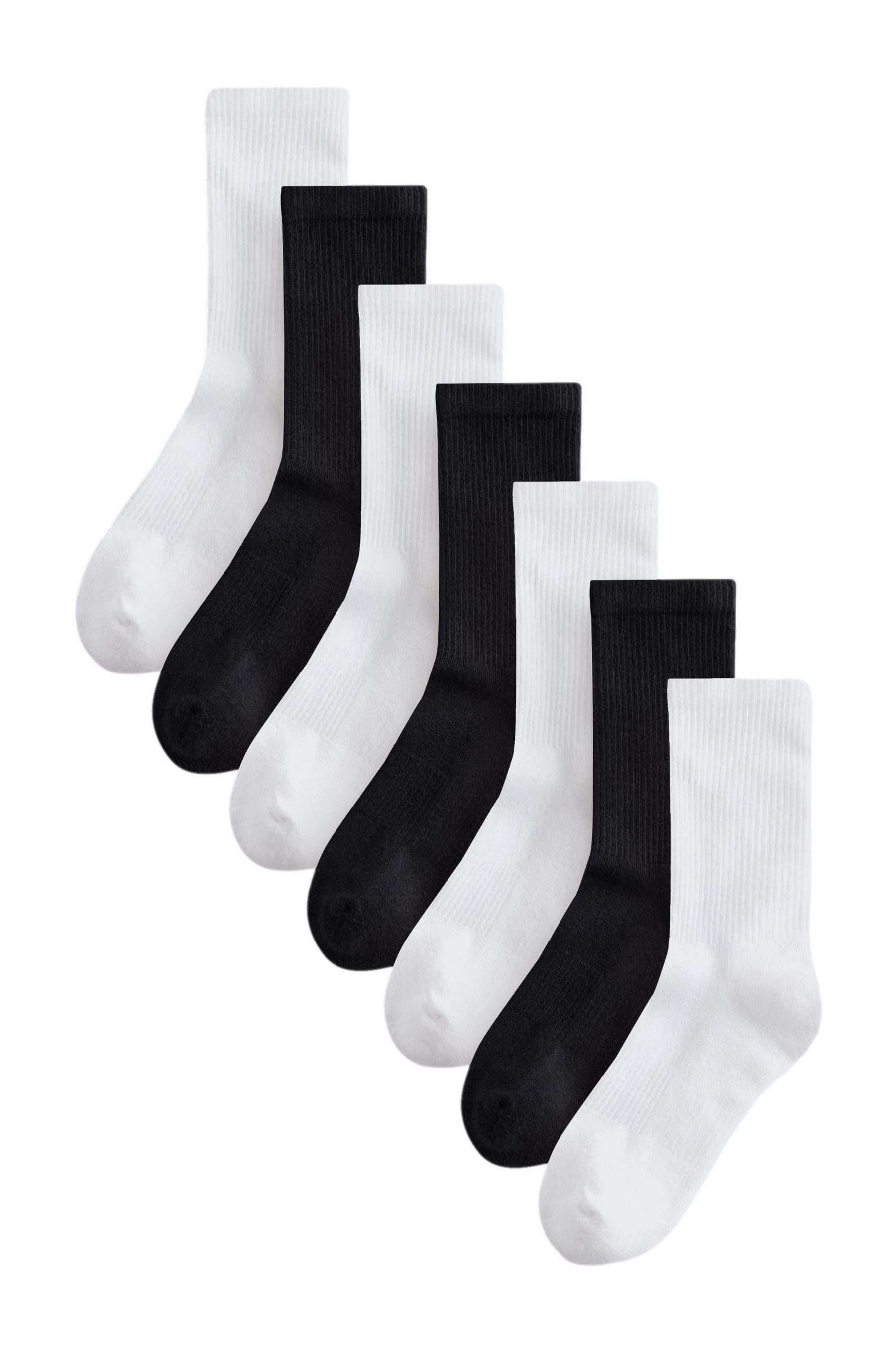 Kurzsocken Gerippte Sportsöckchen, 7er-Pack