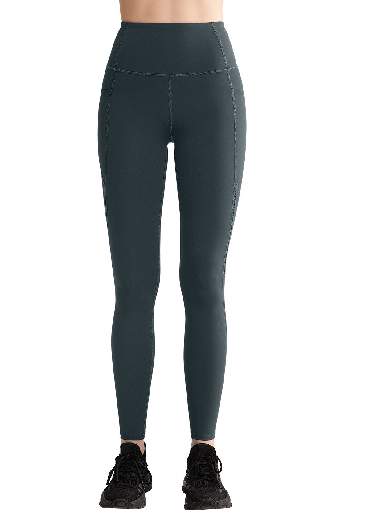 Yvette Leggings Damen Sporthose mit Taschen Atmungsaktiv, E110738A19