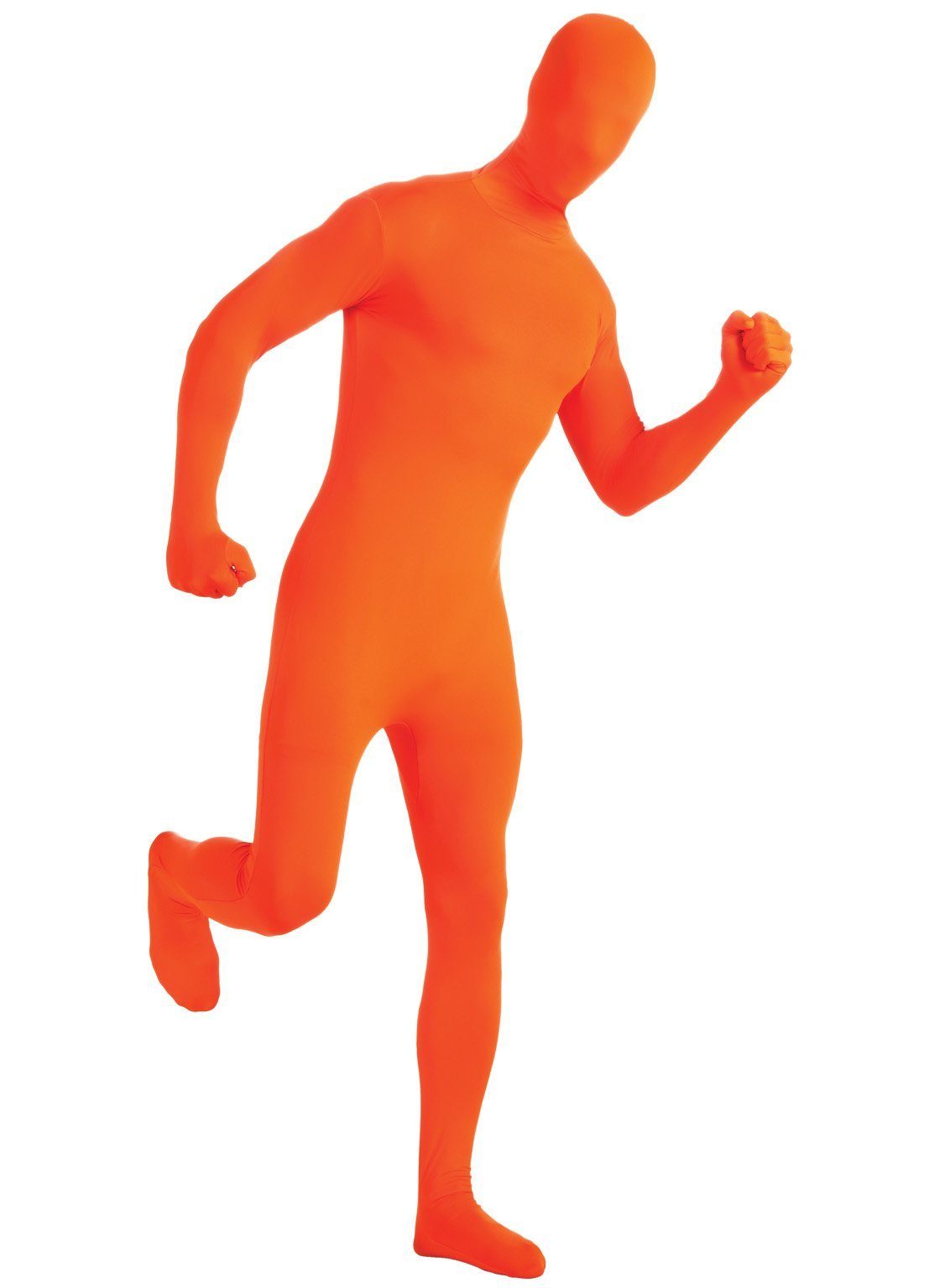 Rubie´s Kostüm Orangefarbenes Ganzkörperkostüm, Das farbenfrohe Kostüm für die einzig wirklich vollständige Verklei