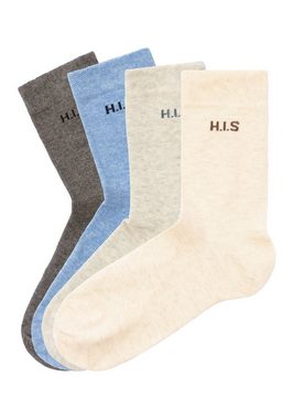 H.I.S Socken (Set, 4-Paar) ohne einschneidendes Bündchen