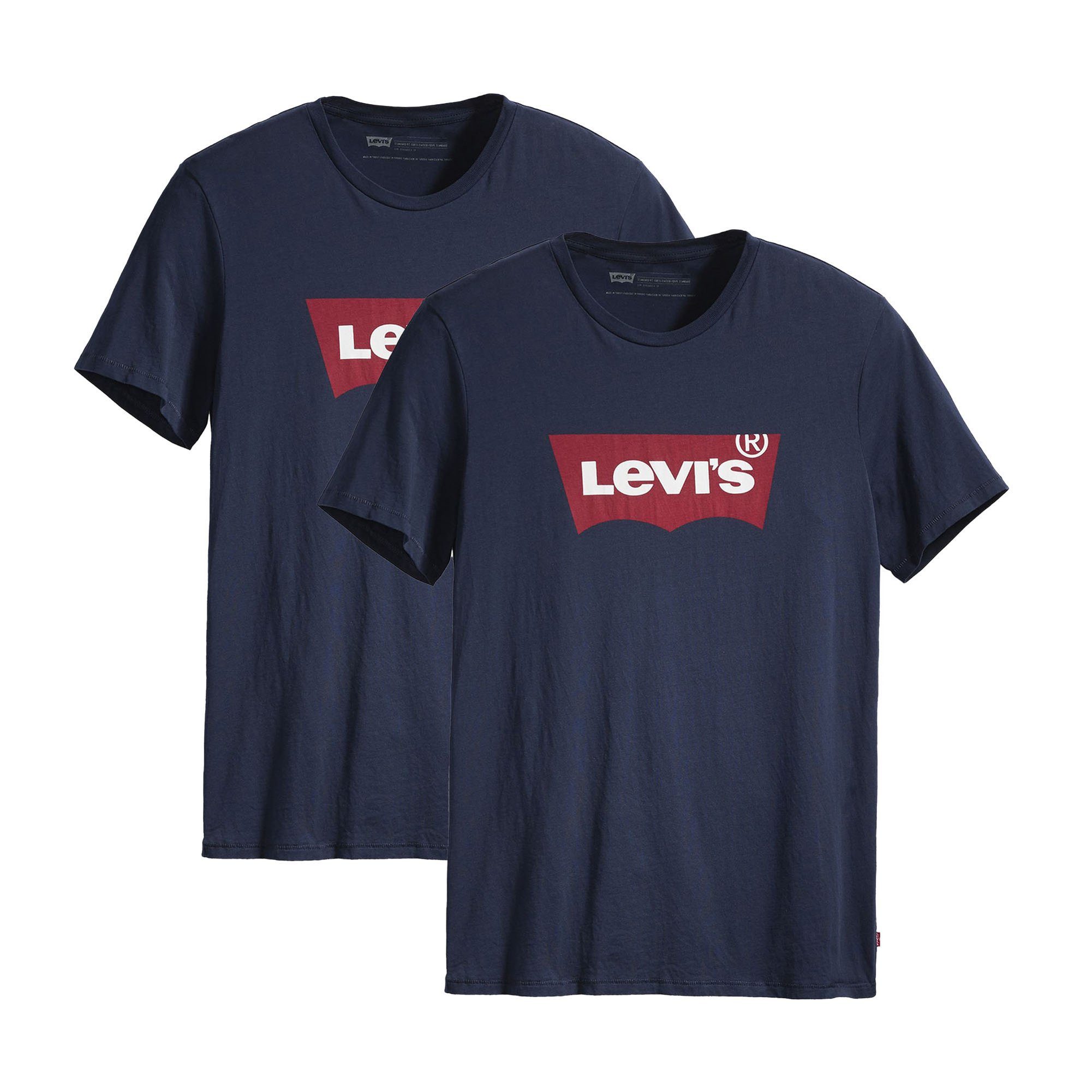 T-Shirt Herren T-Shirt 2er Pack Baumwolle