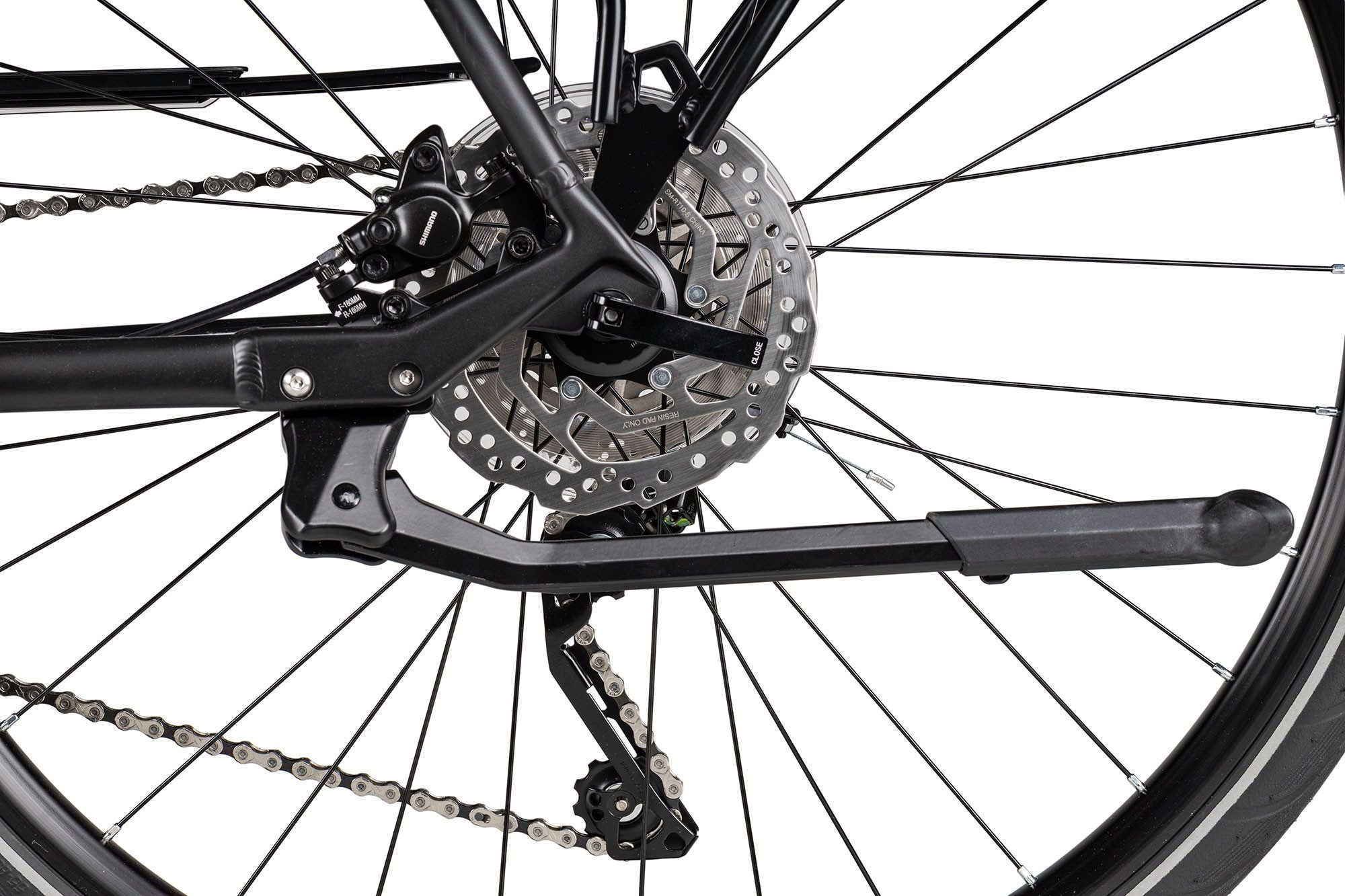 2R Manufaktur Trekking Bike TRS30, 30-speed Shimano RD-T6000 Deore-10 derailleur, derailleur gears, 28-inch men's trekking bike, black/grey