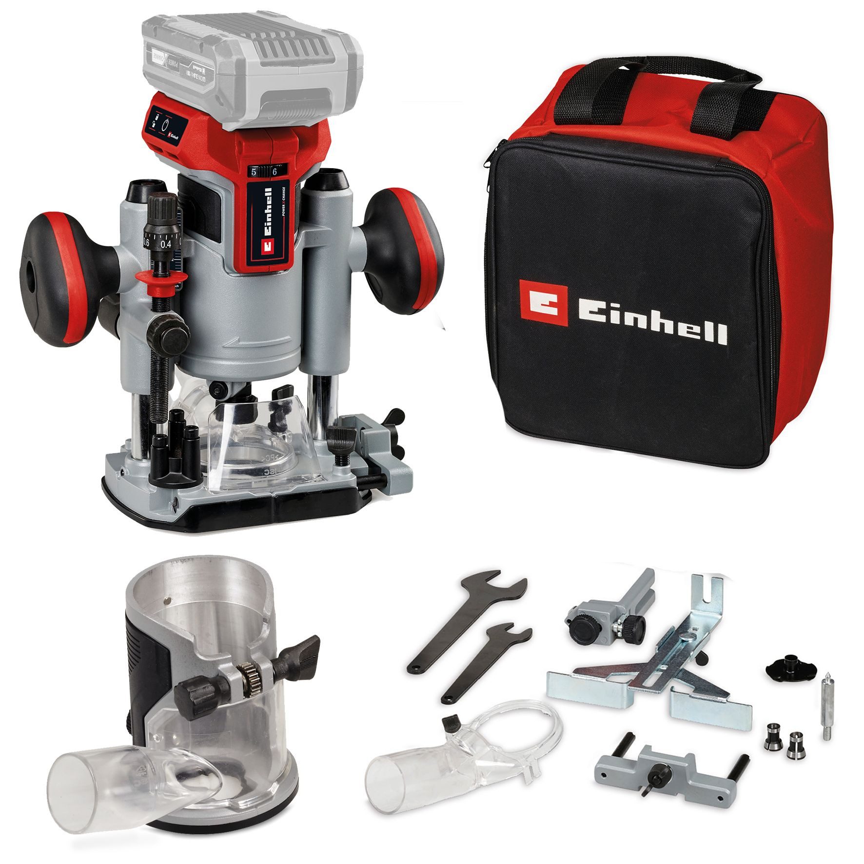 Einhell Akku-Fräse TP-RO 18 Set Li BL - Solo, ohne Akku und Ladegerät günstig online kaufen