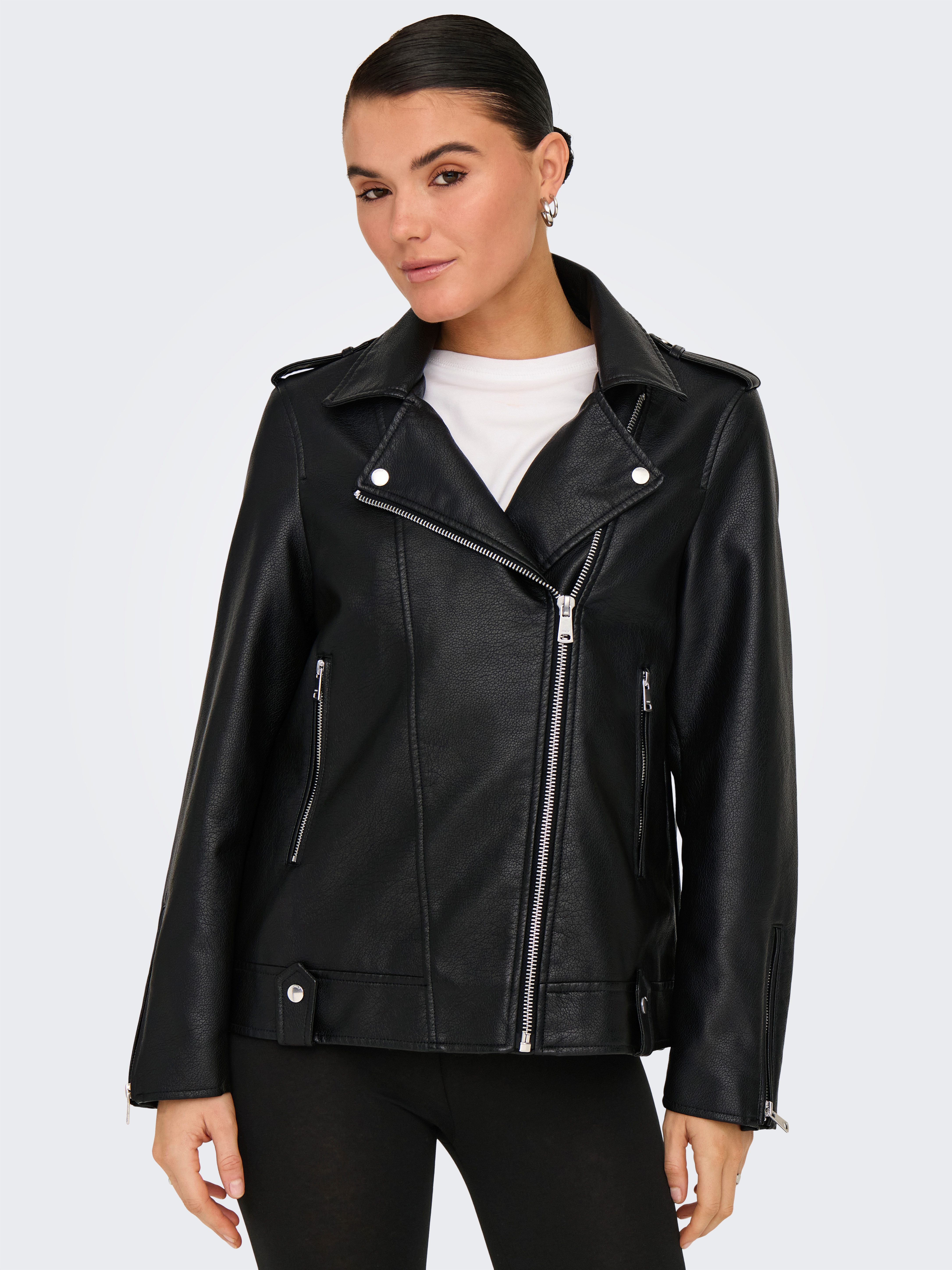 ONLY Lederimitatjacke ONLMILLE FAUX LEATHER JACKET günstig online kaufen