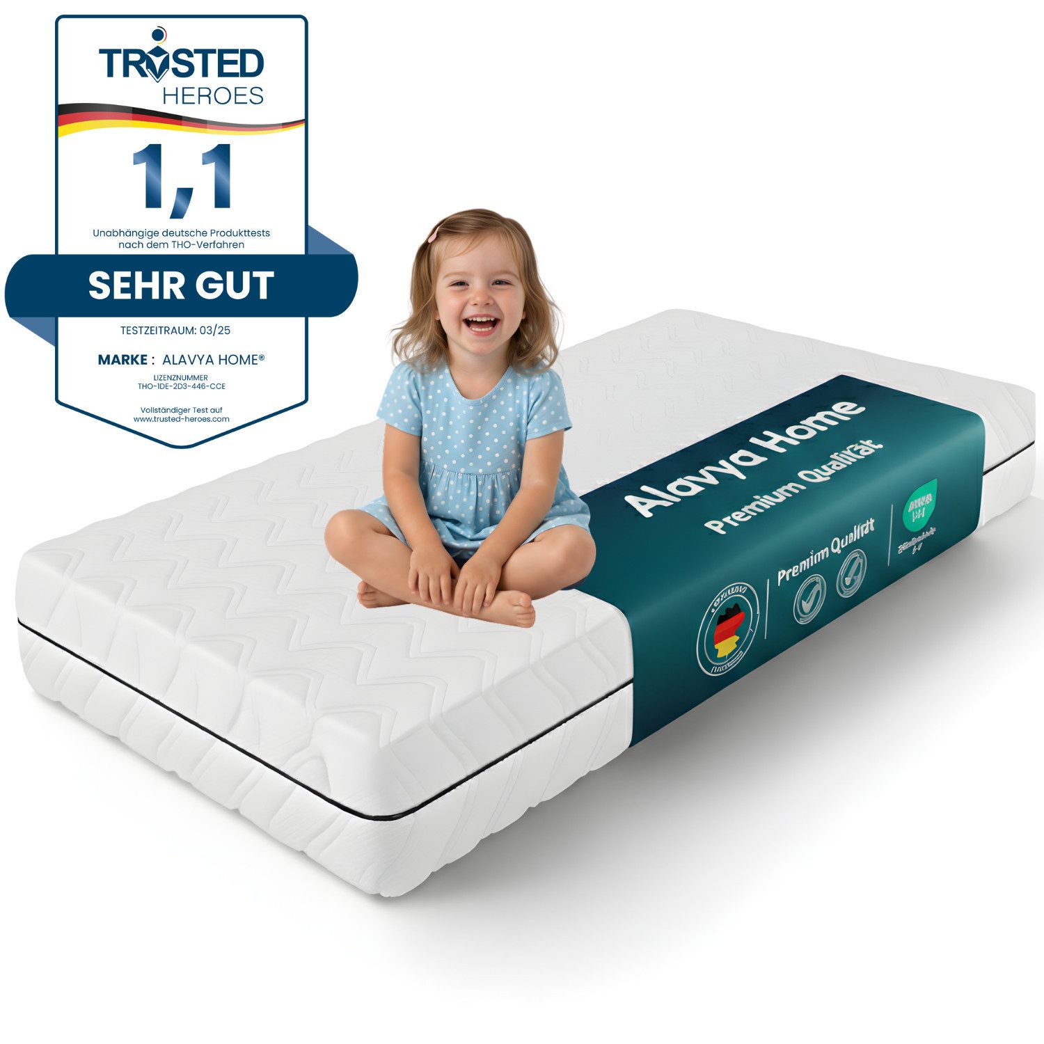 Kindermatratze COZY PLUS, Alavya Home®, 16 cm hoch, (Kindermatratze 80x160 günstig online kaufen