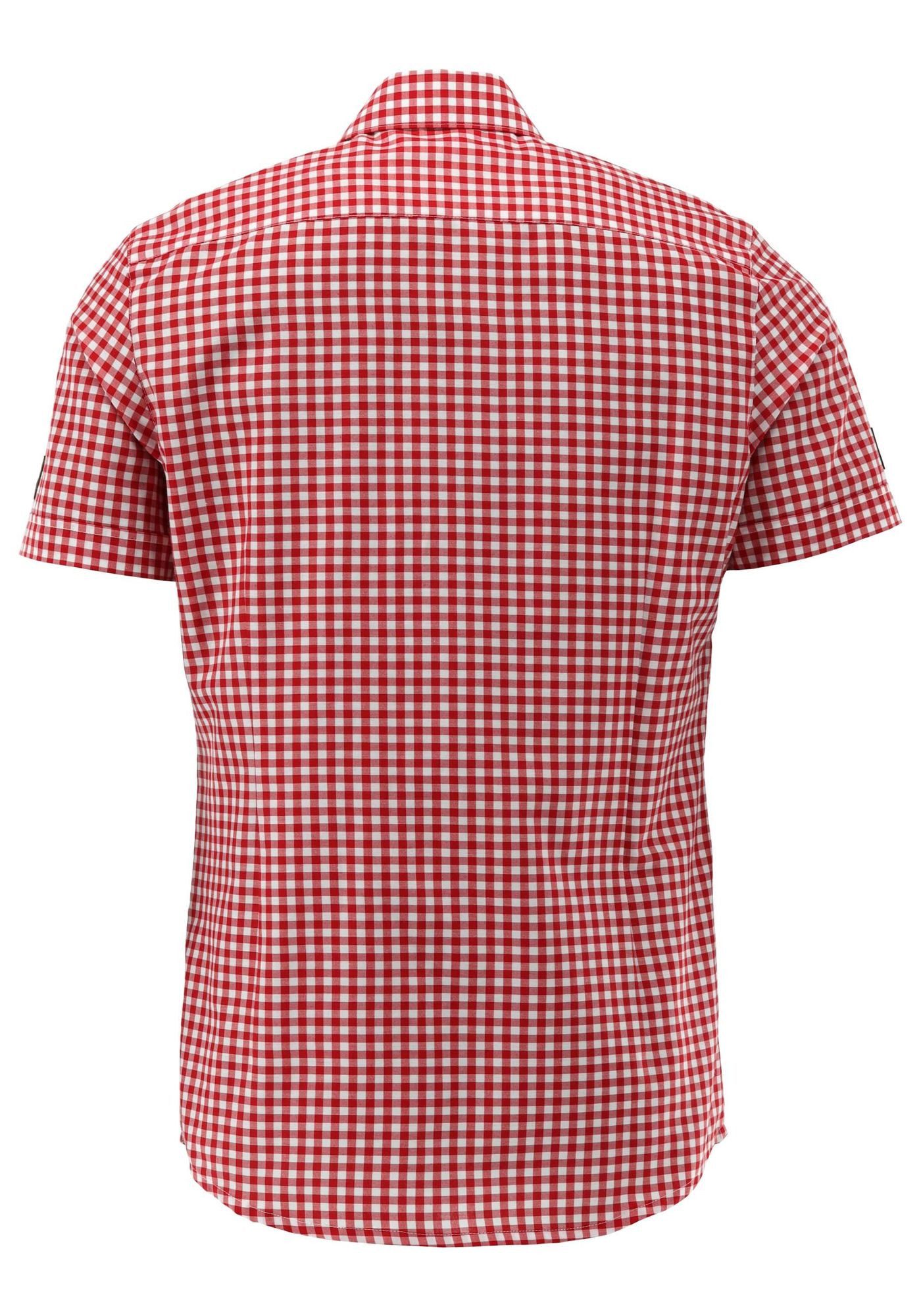 OS Trachten Trachtenhemd Psara Regular Fit, Haifischkragen, Kontrastverarbe günstig online kaufen