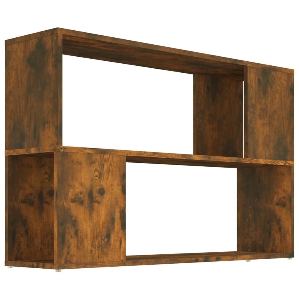 furnicato Holzwerkstoff cm Bücherregal 100x24x63 Räuchereiche
