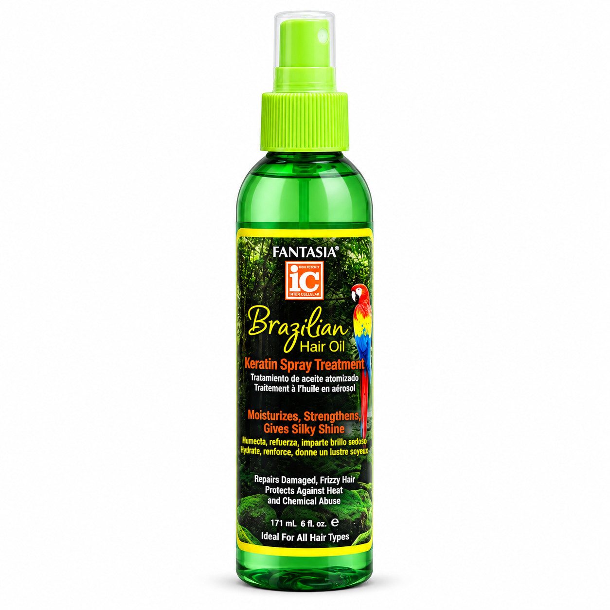 Fantasia Ic Haarspray Ic Fantasia Brazilian Hair Oil Keratin Spray Treatment 171ml