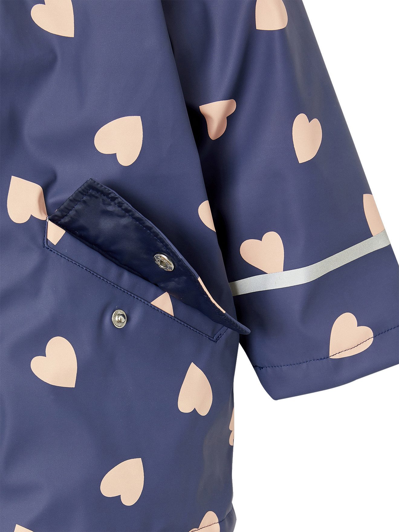 vertbaudet Regenjacke Mädchen Regenjacke mit Kapuze & Teddyfleece-Futter Teddyfleece-Futter