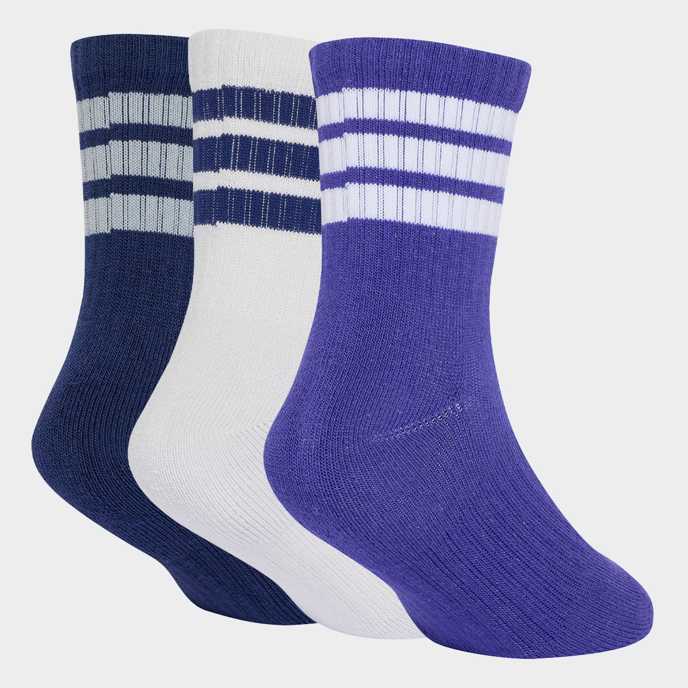 adidas Performance Funktionssocken 3-STREIFEN KIDS, KNÖCHELLANG, MIT POLSTERUNG, 3ER-PACK (3-Paar)