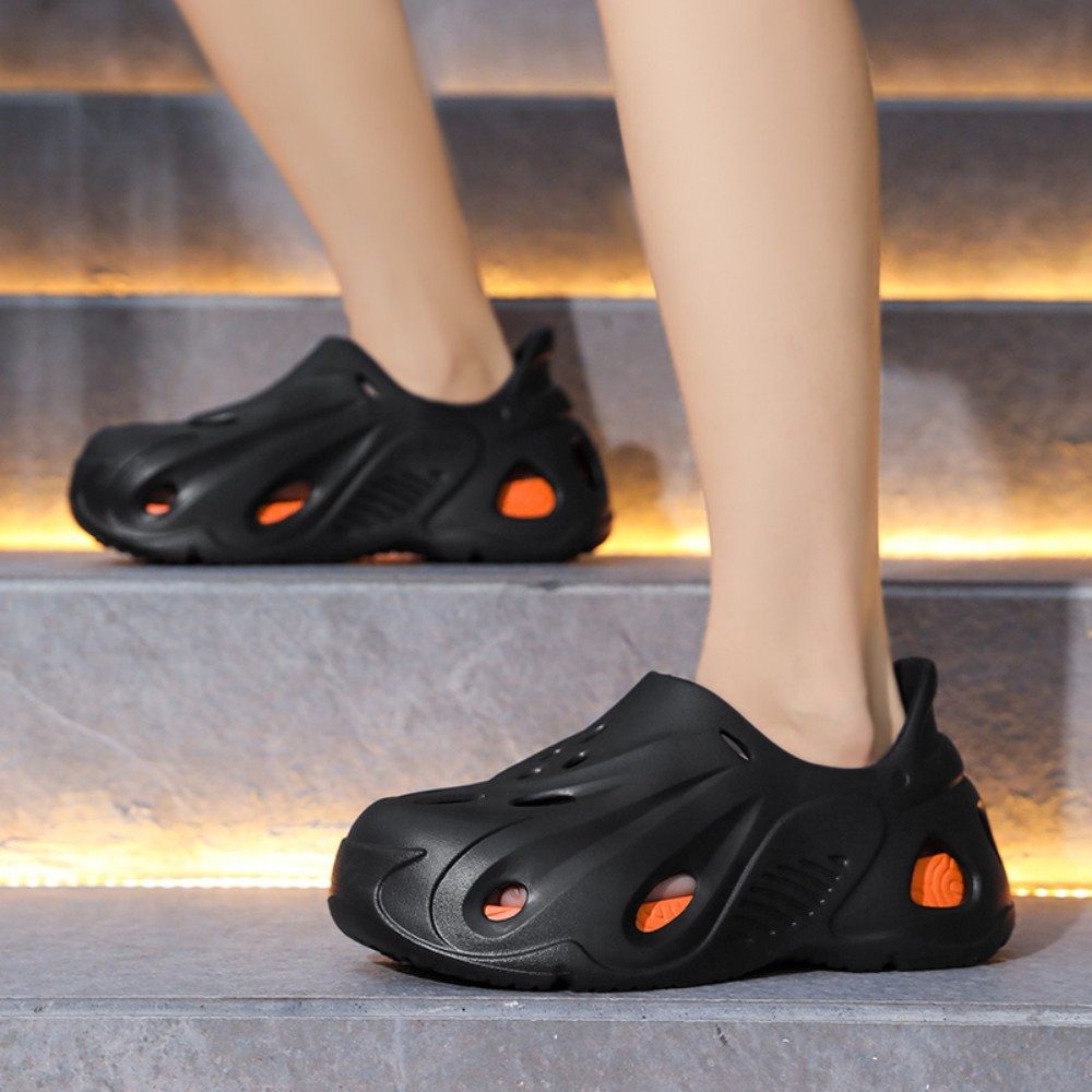 HUSK'SWARE Clog (rutschfeste und verschleißfeste Sohle für den Alltag und die Freizeit, Verdickte Laufsohle, Komfort-Innenfutter) Ultraleichtes Tragegefühl – kaum spürbar am Fuß