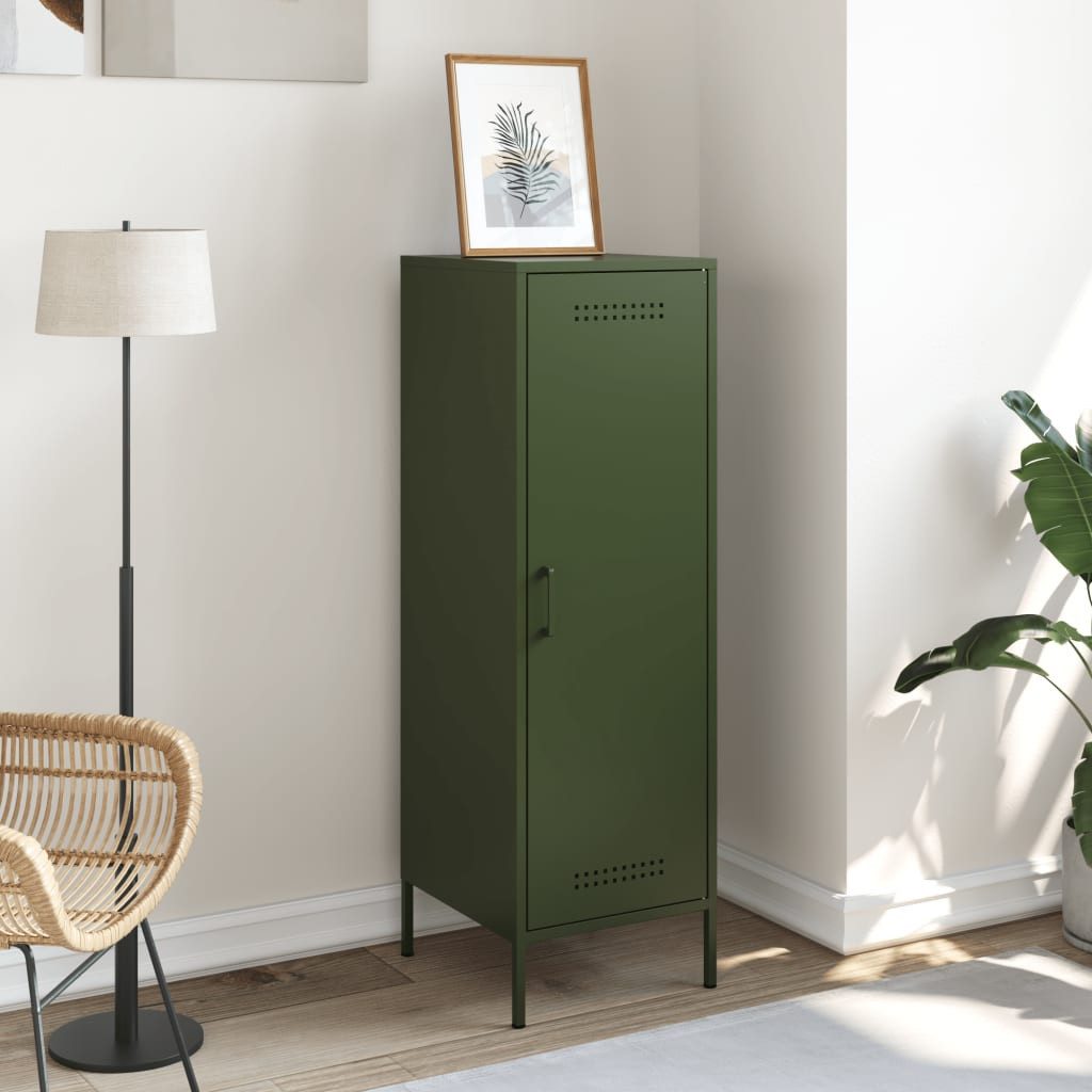 vidaXL Highboard Highboard Olivgrün 36x39x113 cm günstig online kaufen