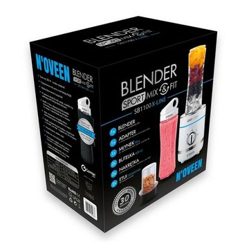 Noveen Smoothie-Maker Mixer Smoothie Maker, Stand Blender High Performance Mixer 300 W, 300 W